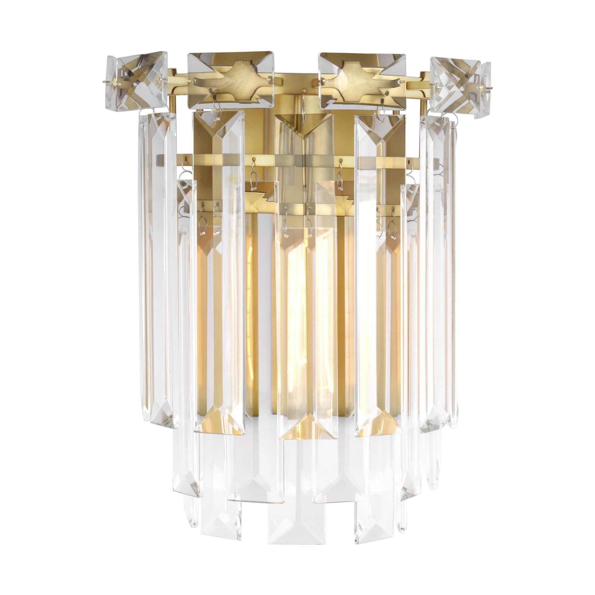 Chapman & Myers Arden Sconce in Burnished Brass