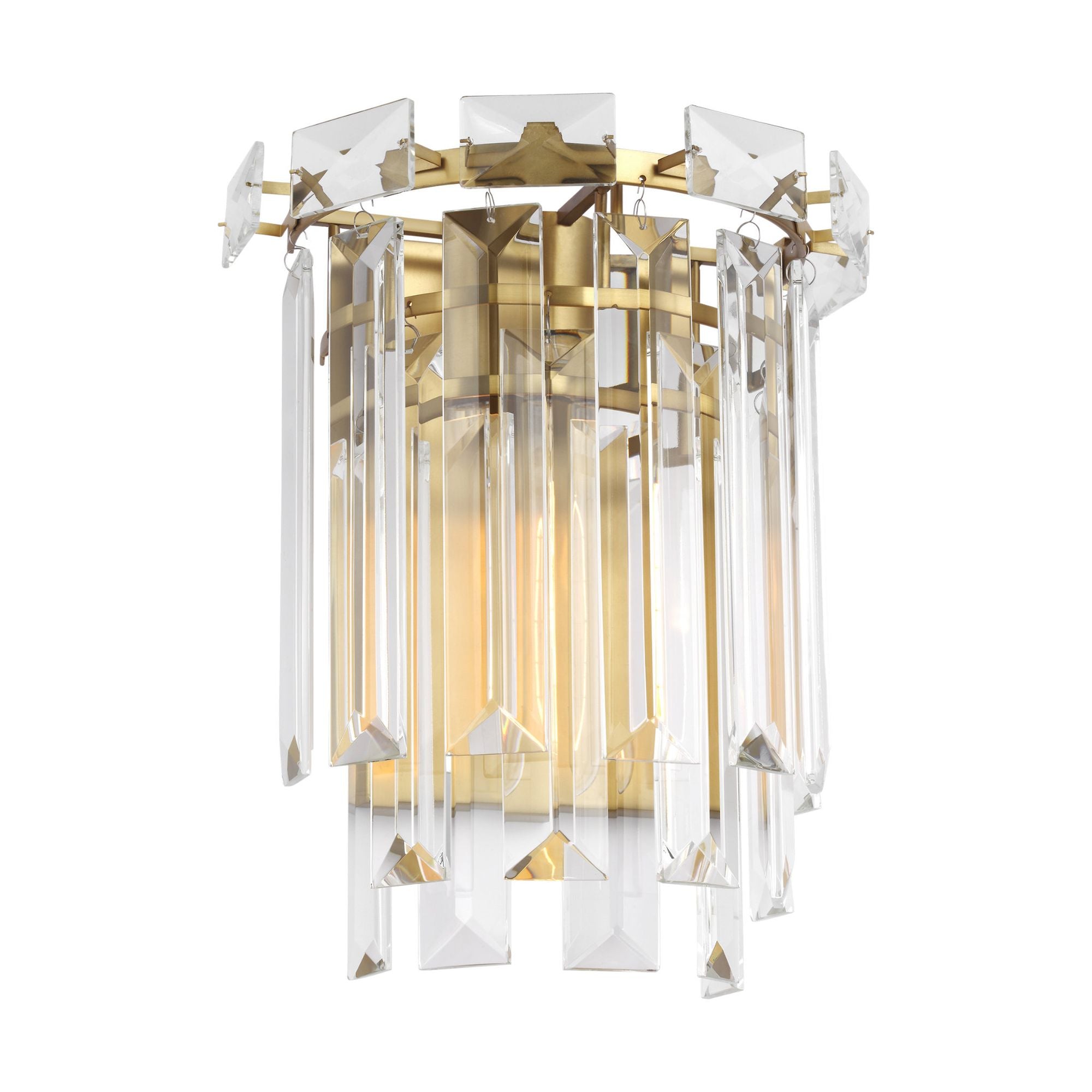 Chapman & Myers Arden Sconce in Burnished Brass