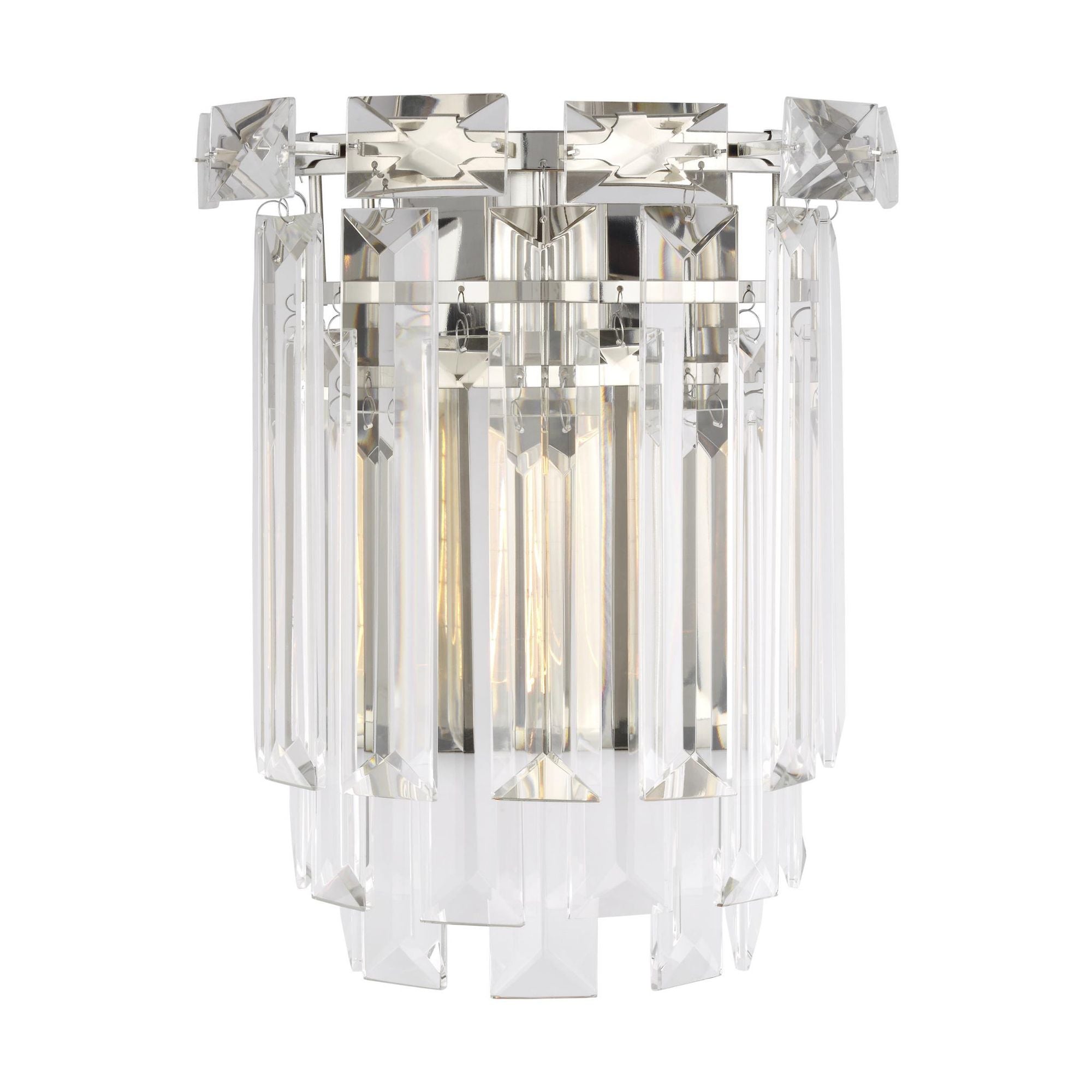 Chapman & Myers Arden Sconce in Polished Nickel
