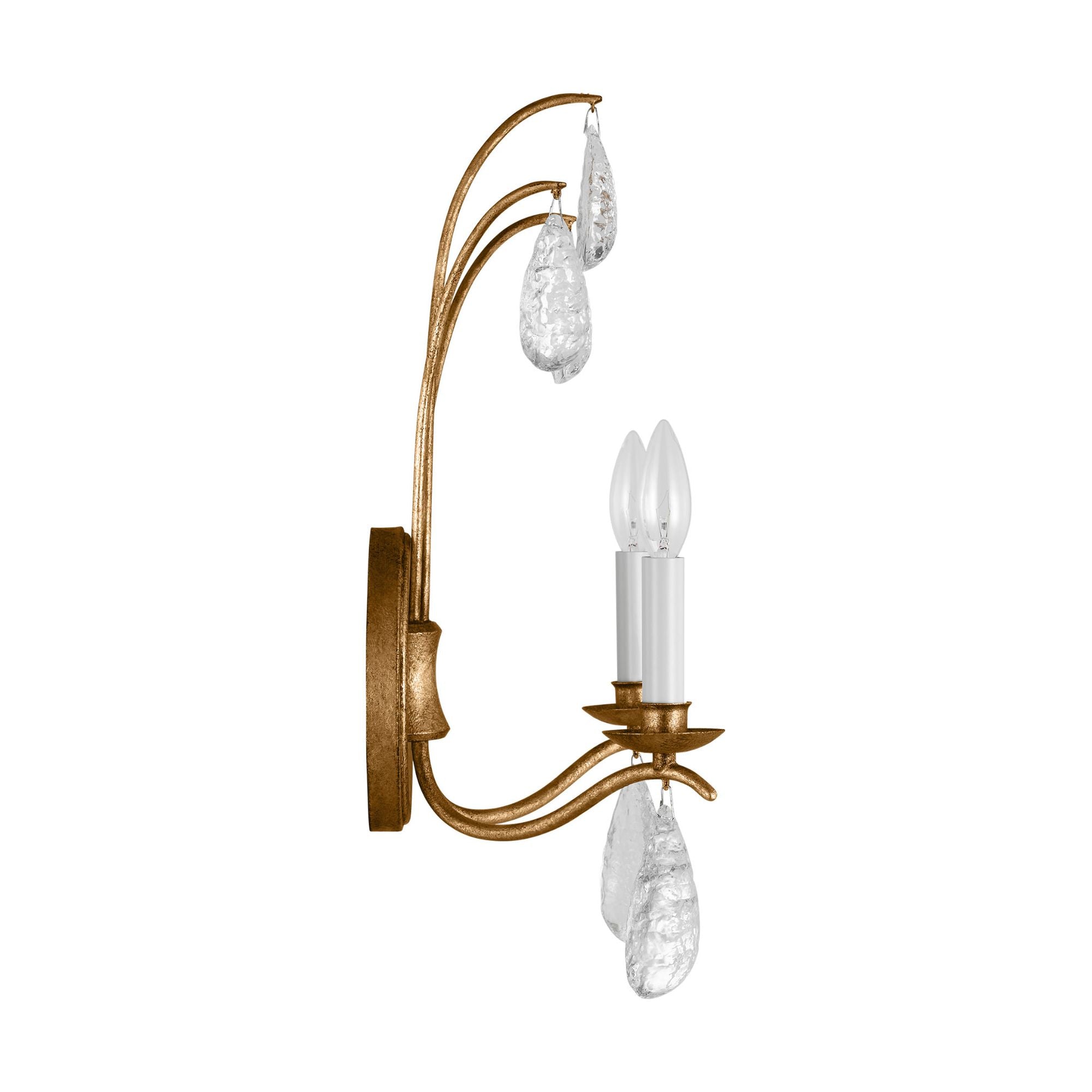 Chapman & Myers Shannon Large Sconce in Antique Gild