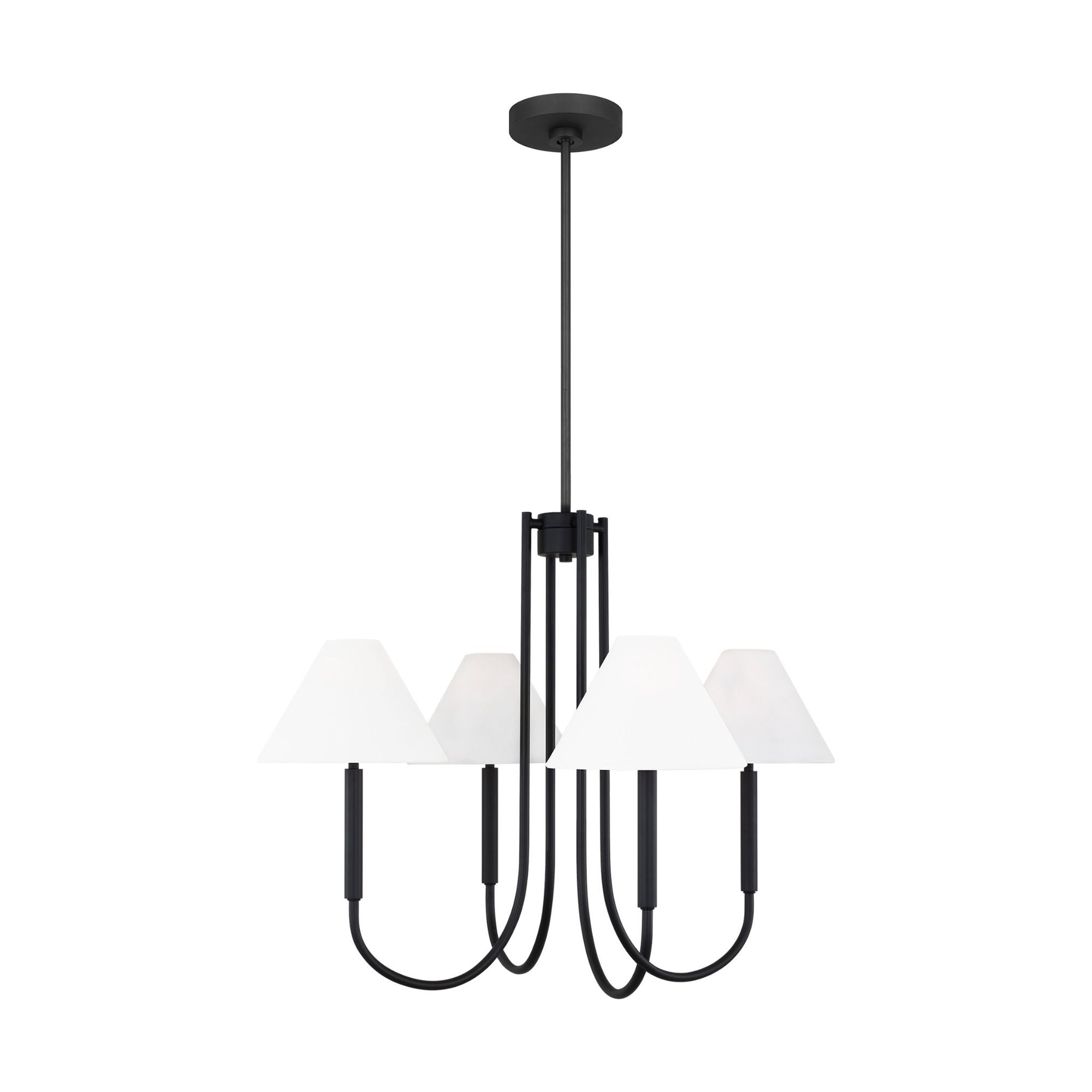 Drew & Jonathan Porteau Medium Chandelier in Midnight Black