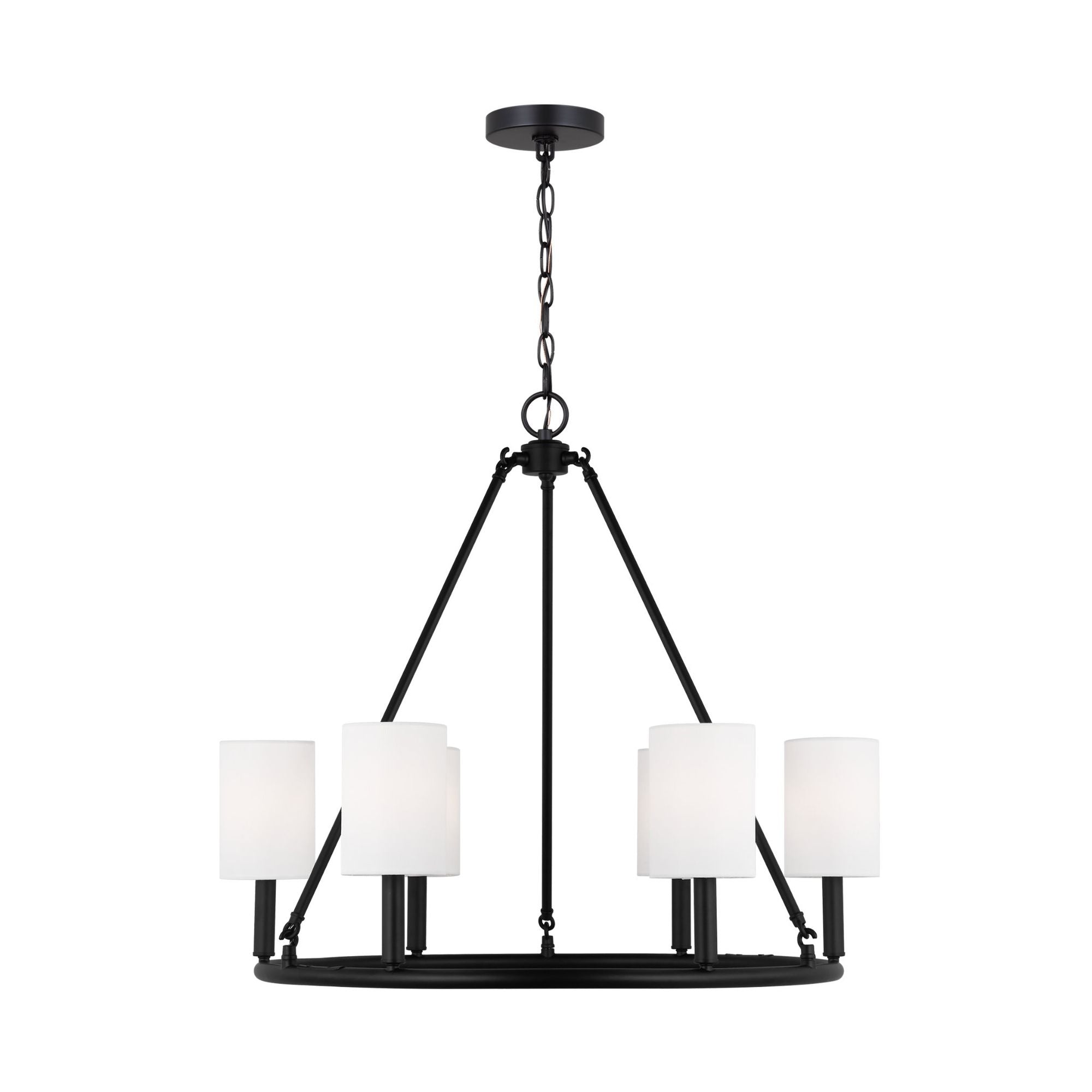 Drew & Jonathan Egmont Large Chandelier in Midnight Black