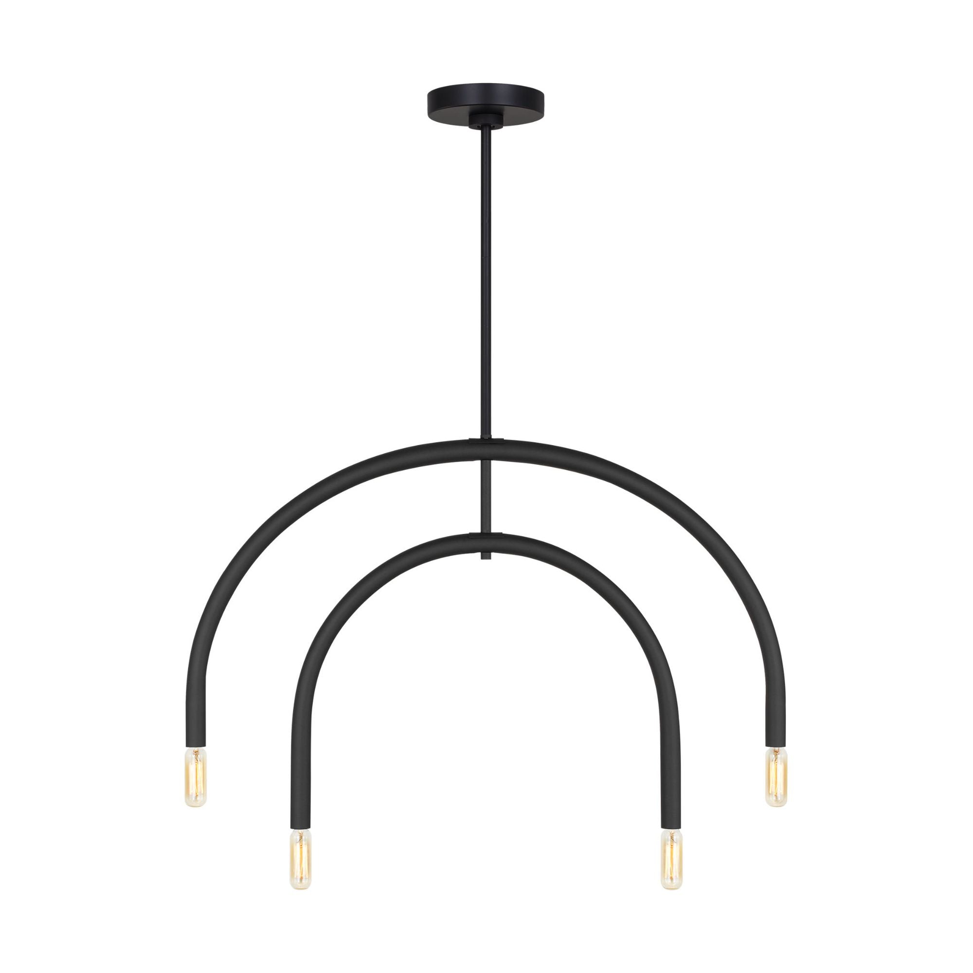 Drew & Jonathan Hadden Small Chandelier in Midnight Black