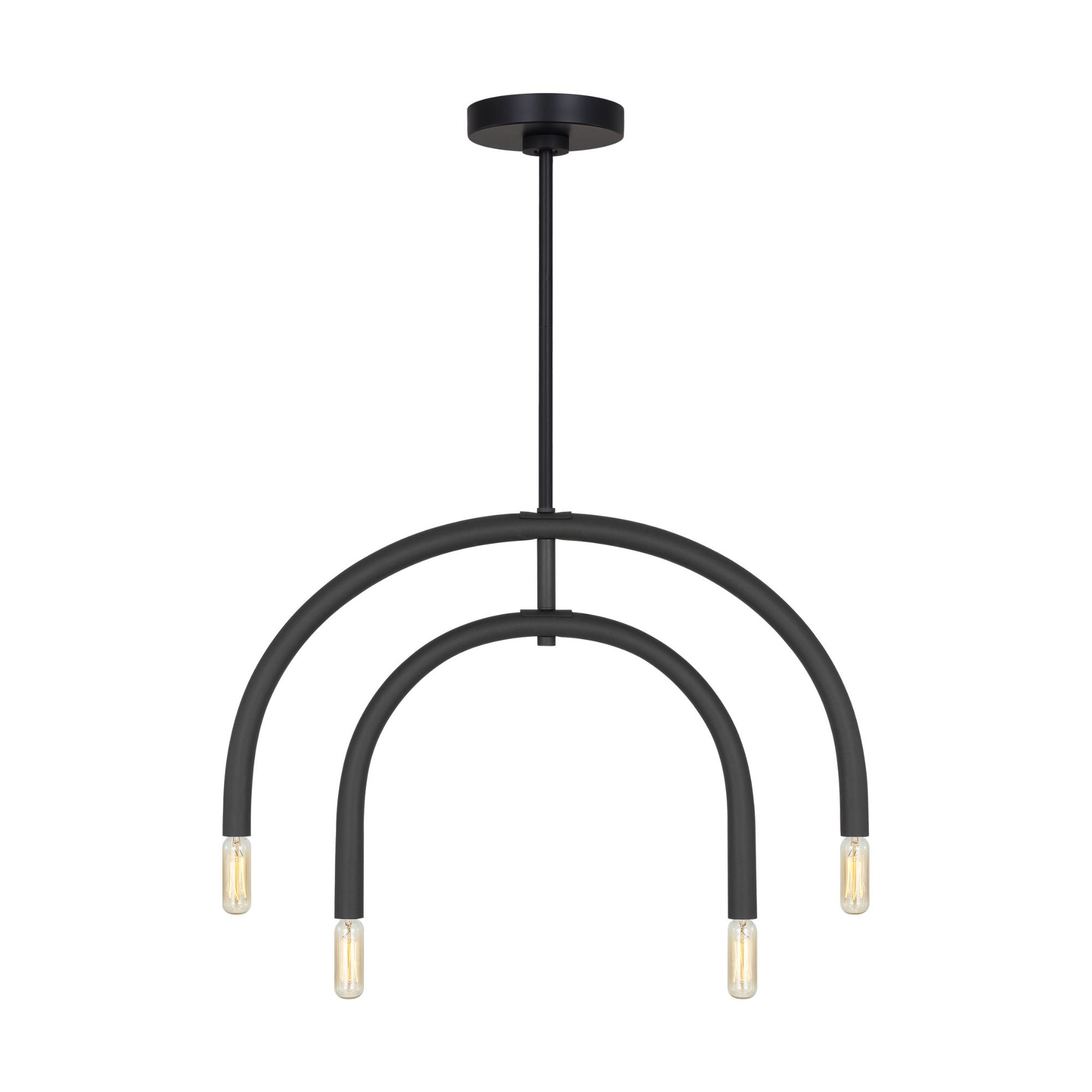 Drew & Jonathan Hadden Medium Chandelier in Midnight Black