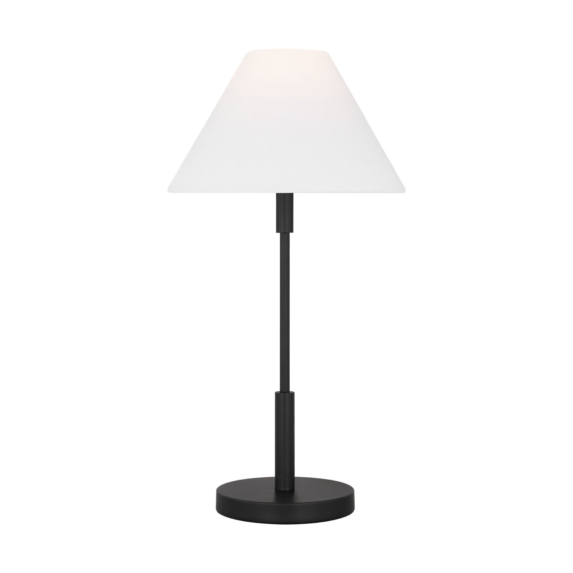 Drew & Jonathan Porteau Medium Table Lamp in Midnight Black