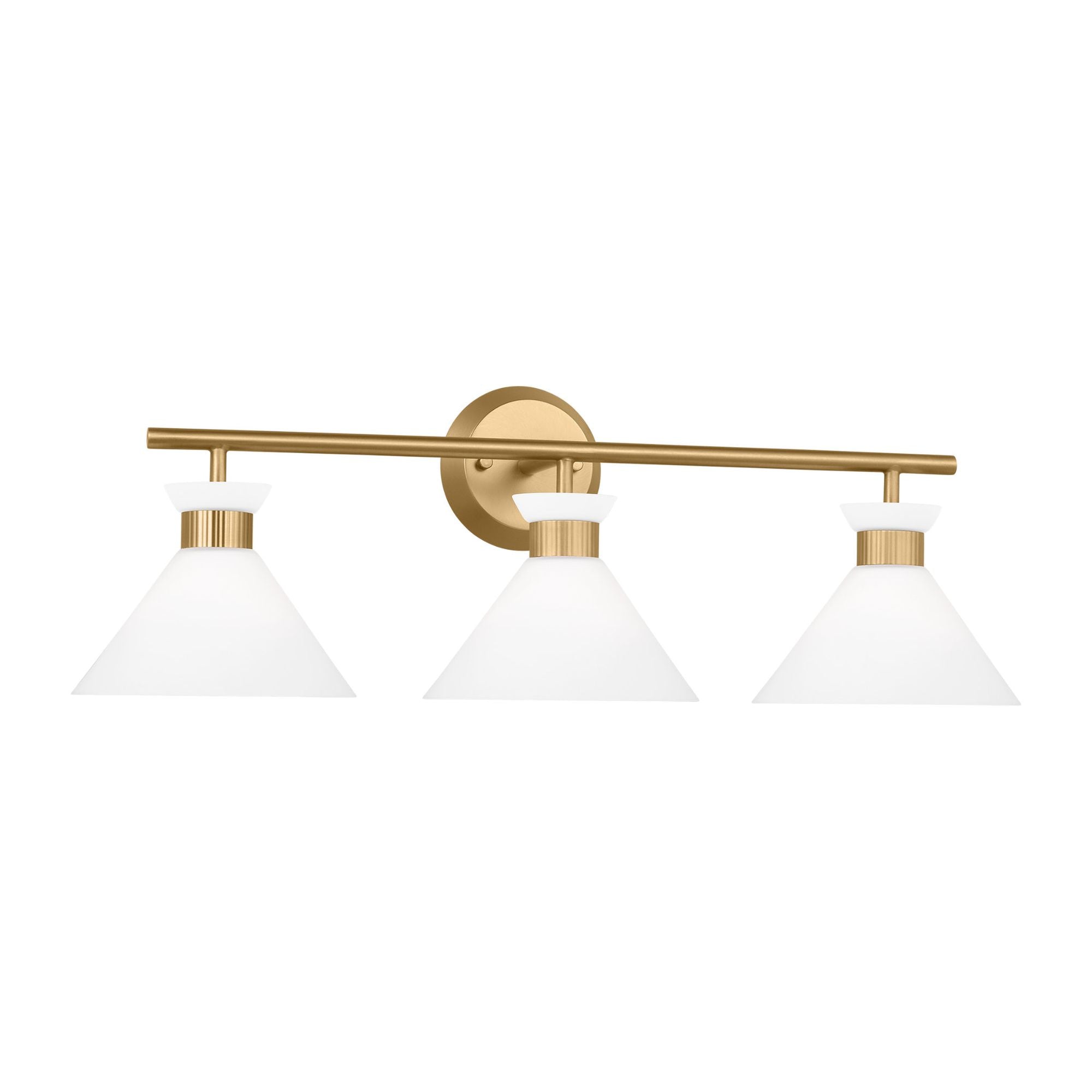 Drew & Jonathan Belcarra 3 - Light Bath in Satin Brass