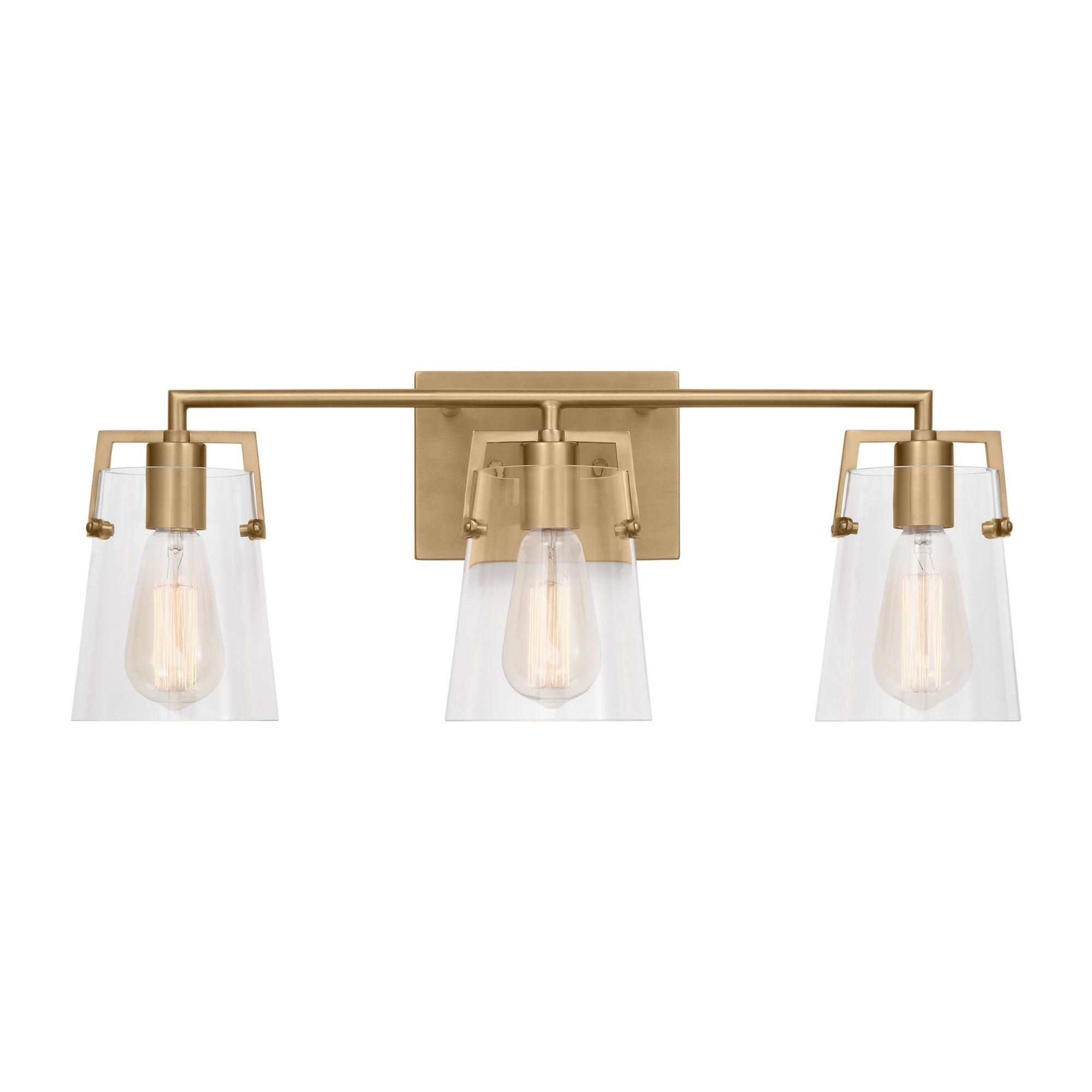 Drew & Jonathan Crofton 3 - Light Bath in Satin Brass