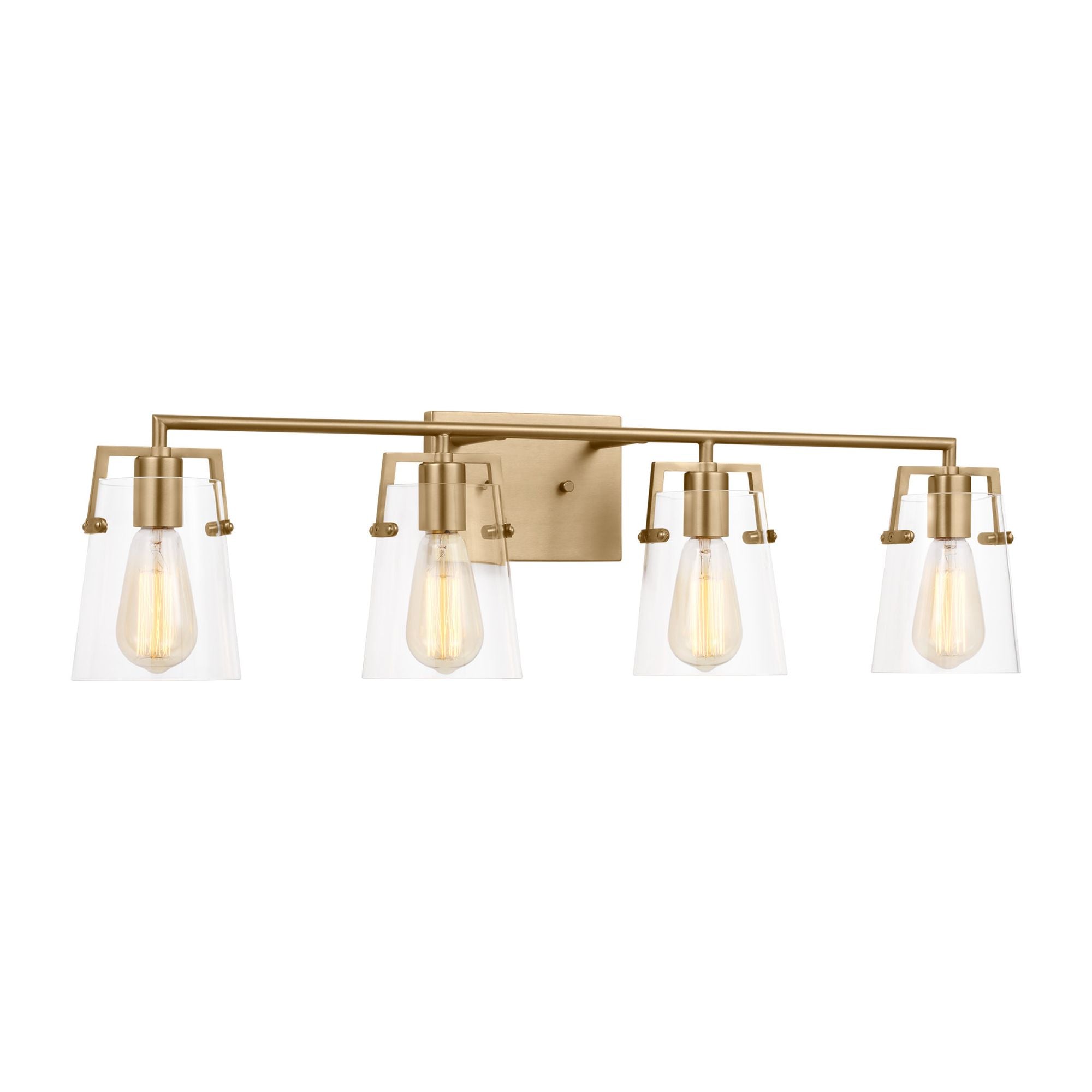 Drew & Jonathan Crofton 4 - Light Bath in Satin Brass