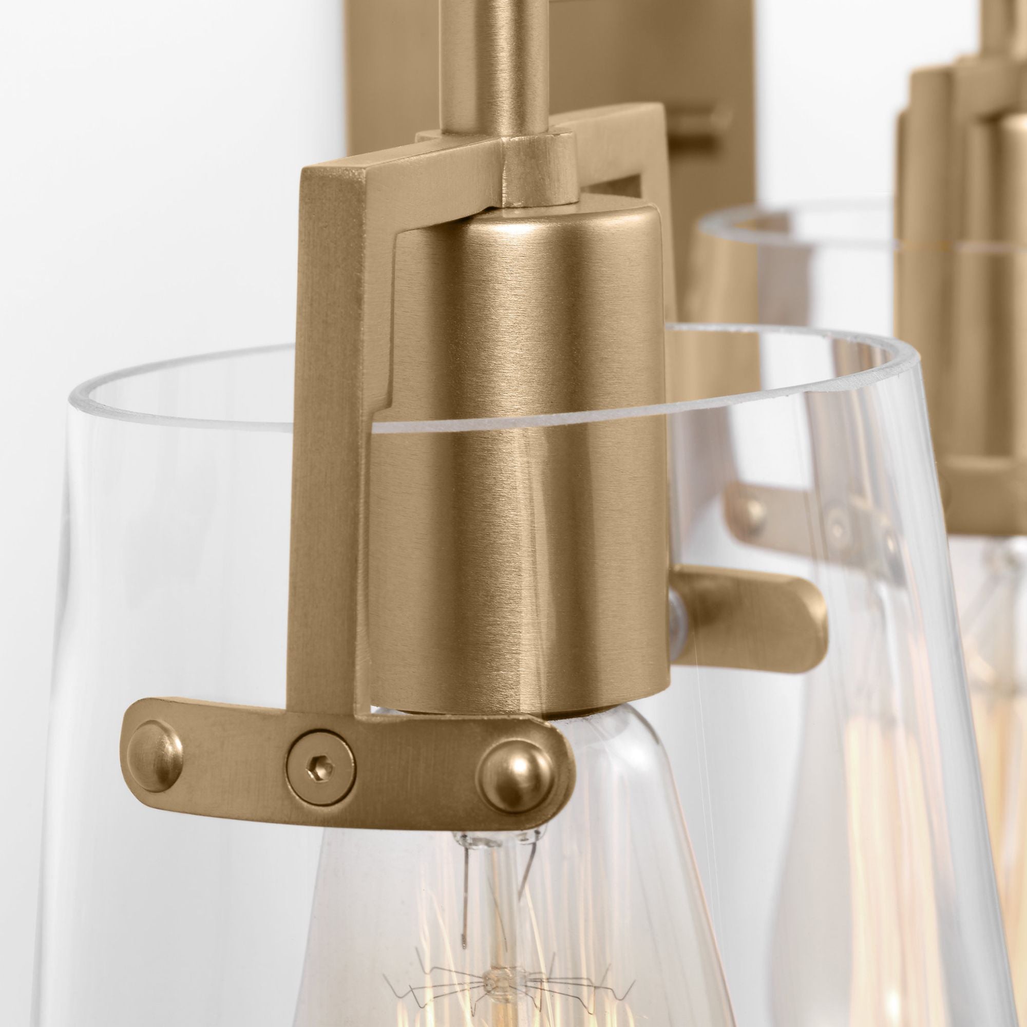 Drew & Jonathan Crofton 4 - Light Bath in Satin Brass