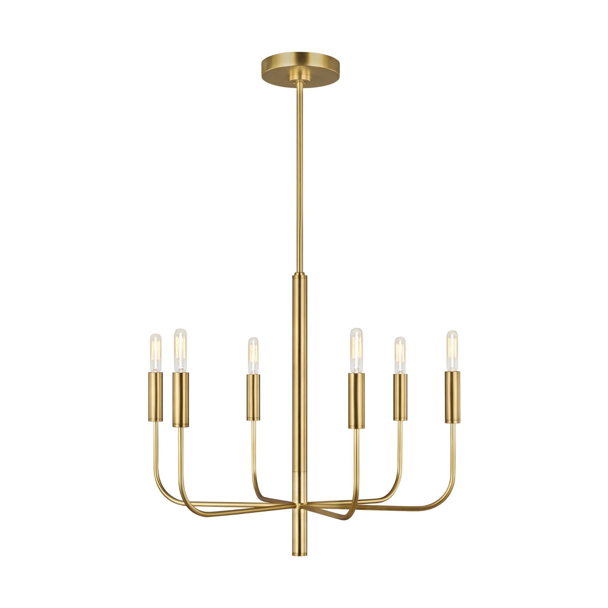 Ellen DeGeneres Brianna Small Chandelier in Burnished Brass