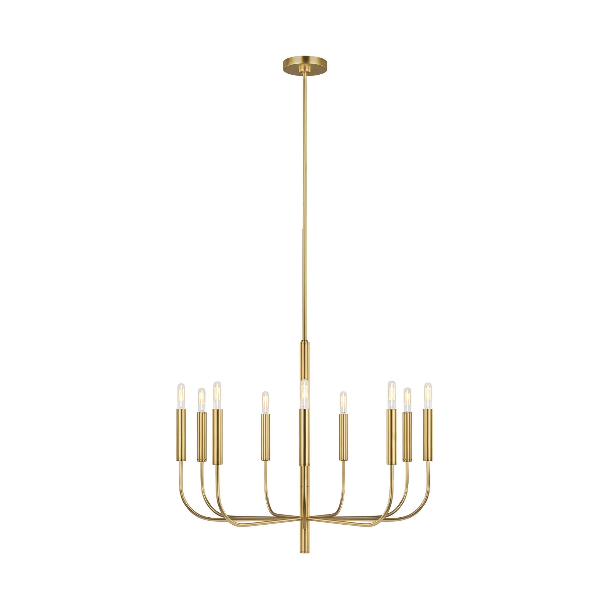 Ellen DeGeneres Brianna Medium Chandelier in Burnished Brass