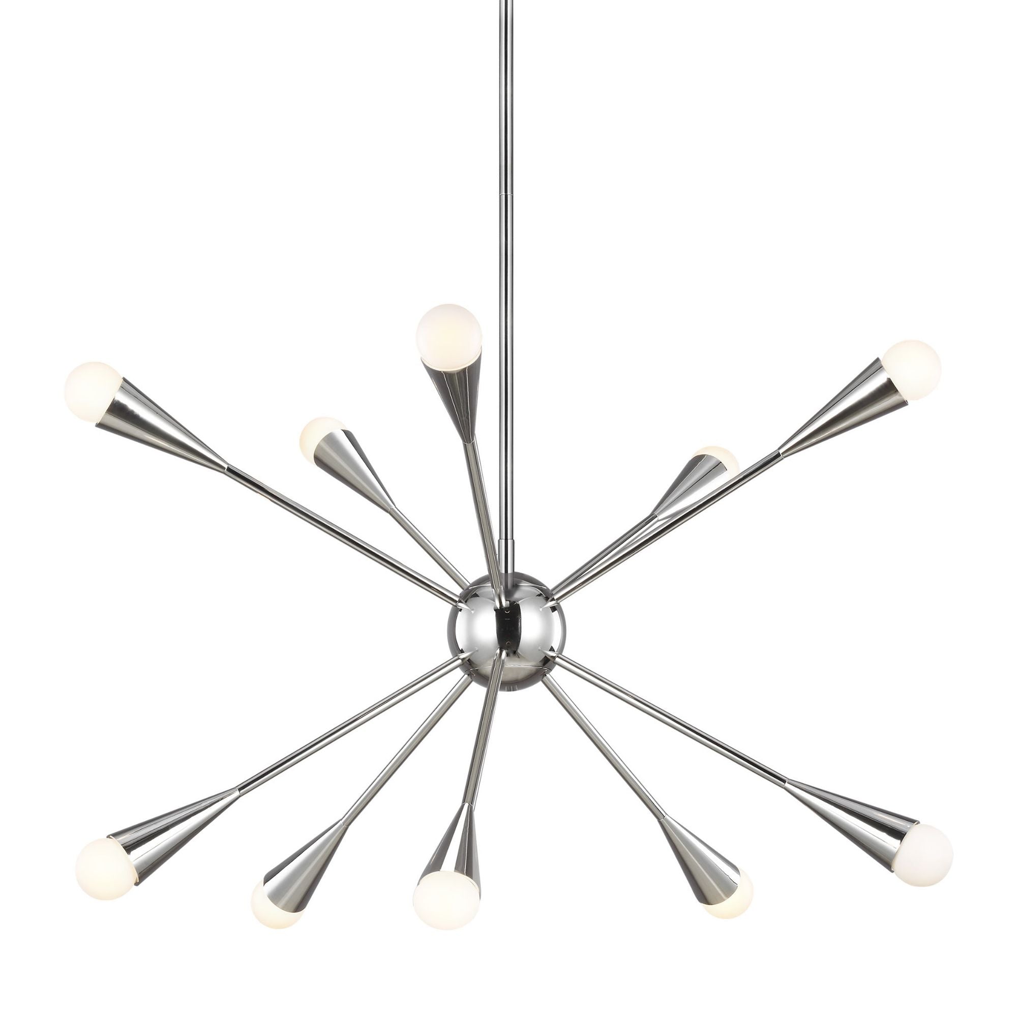Ellen DeGeneres Jax Medium Chandelier in Polished Nickel