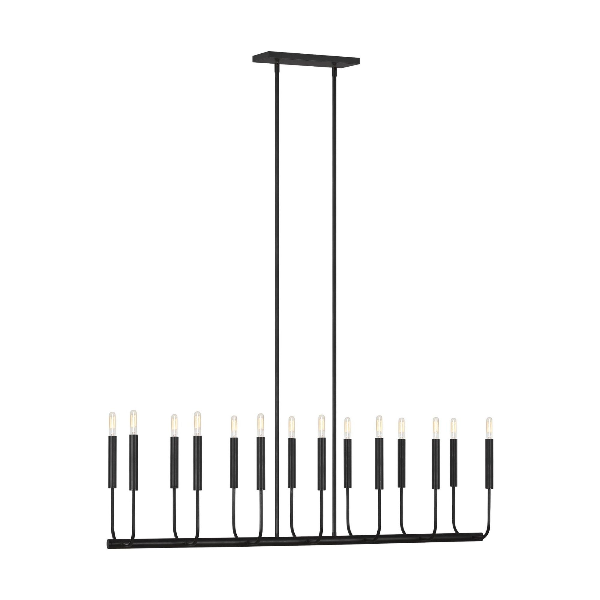 Ellen DeGeneres Brianna Linear Chandelier in Aged Iron