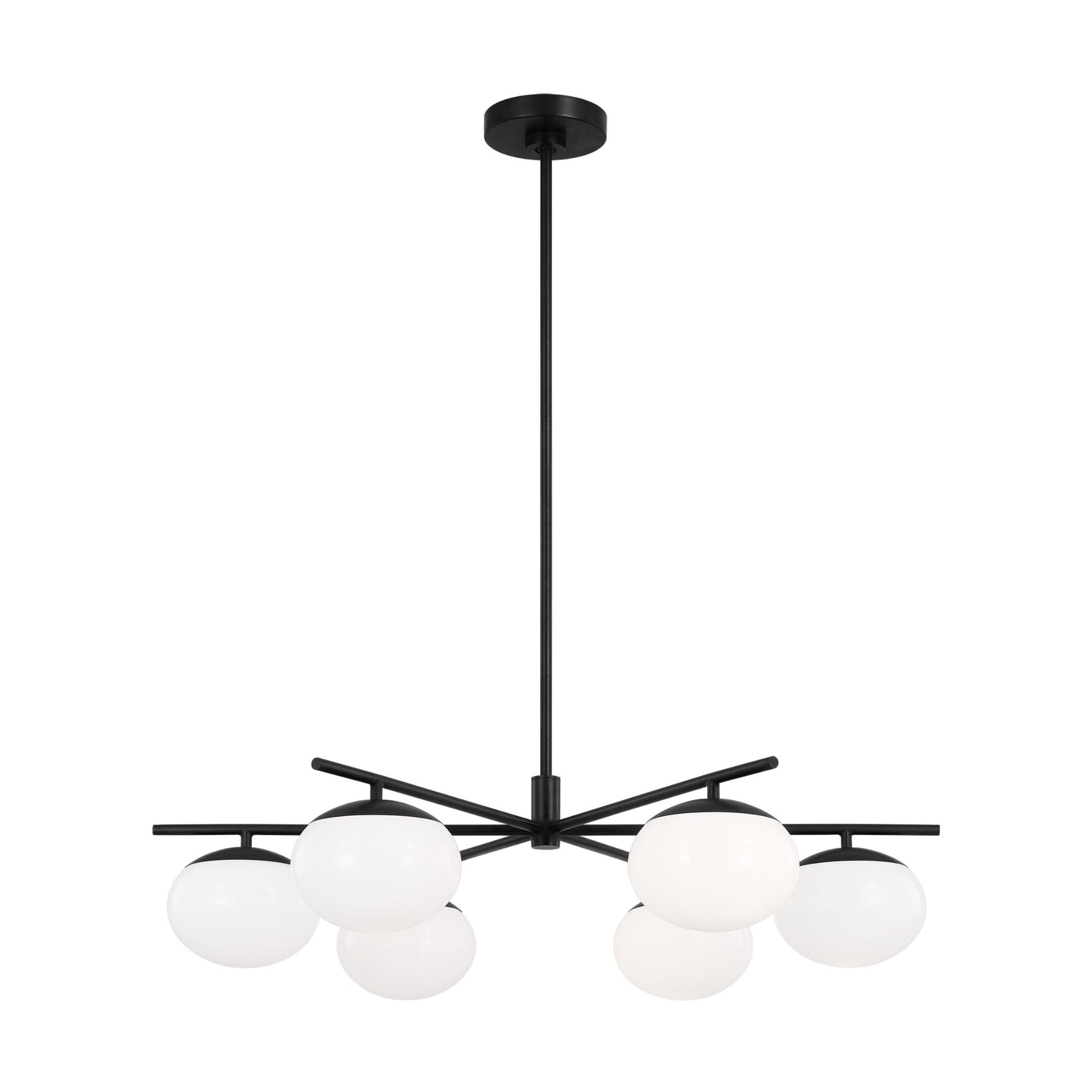 Ellen DeGeneres Lune Large Chandelier in Aged Iron