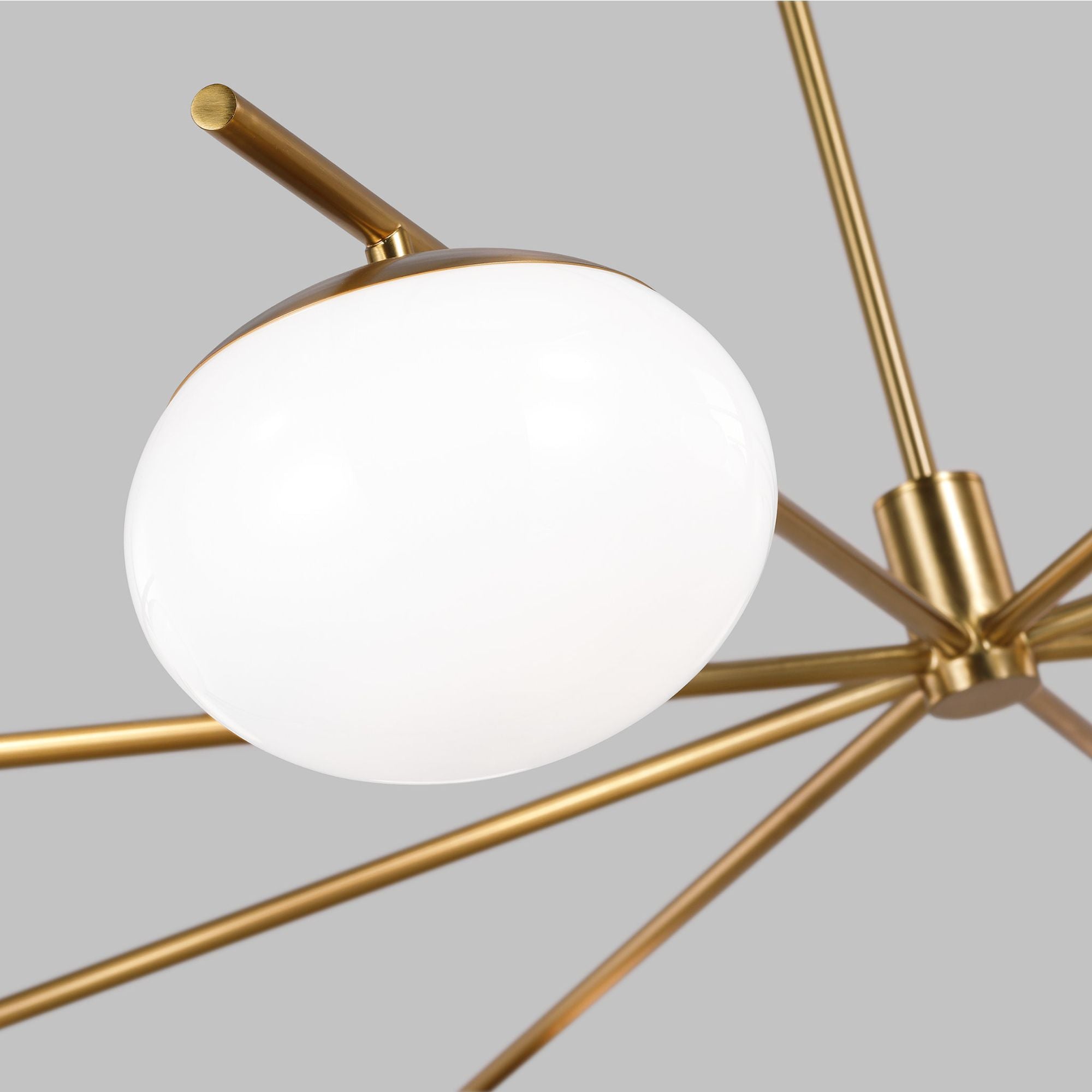 Ellen DeGeneres Lune Extra Large Chandelier in Burnished Brass
