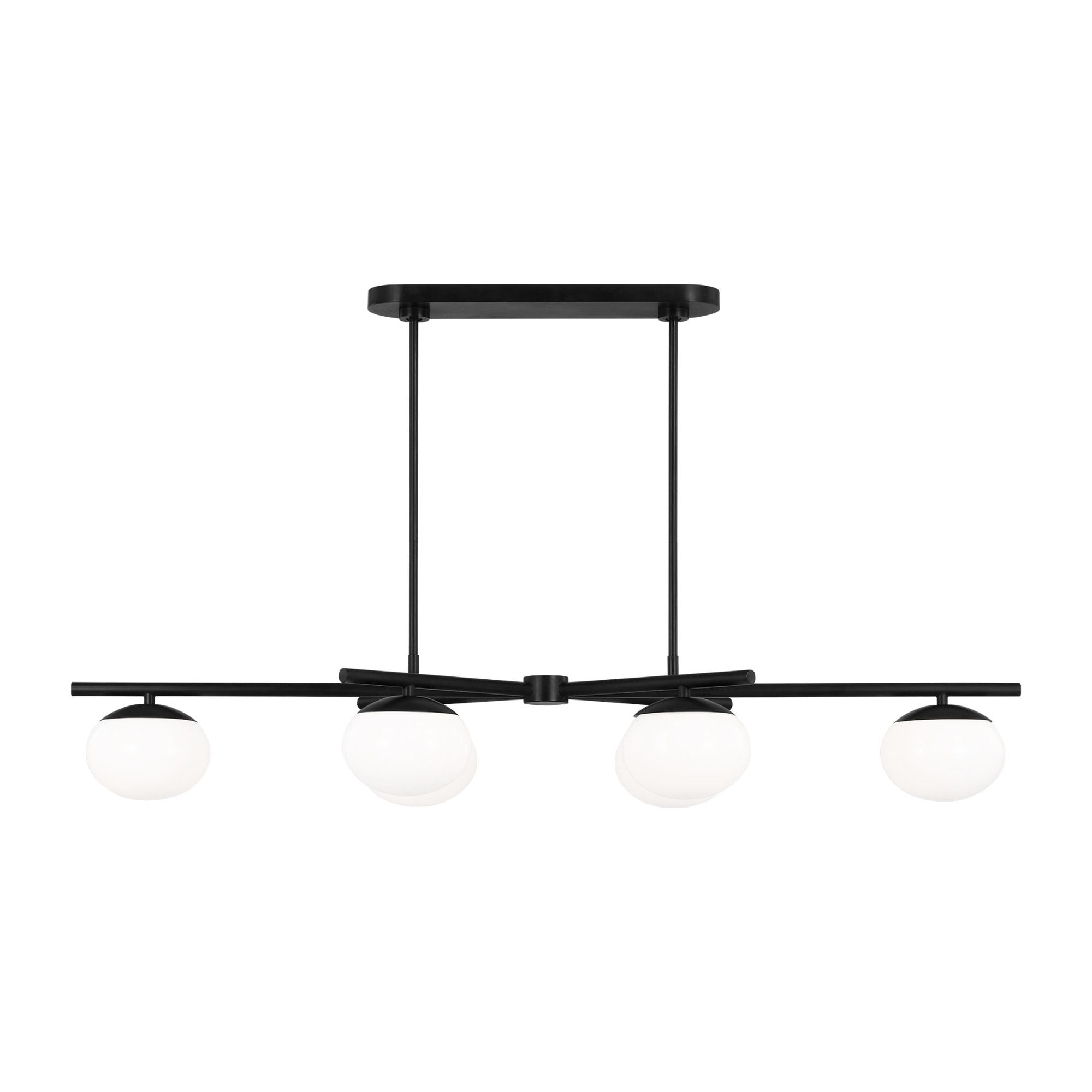 Ellen DeGeneres Lune Medium Linear Chandelier in Aged Iron