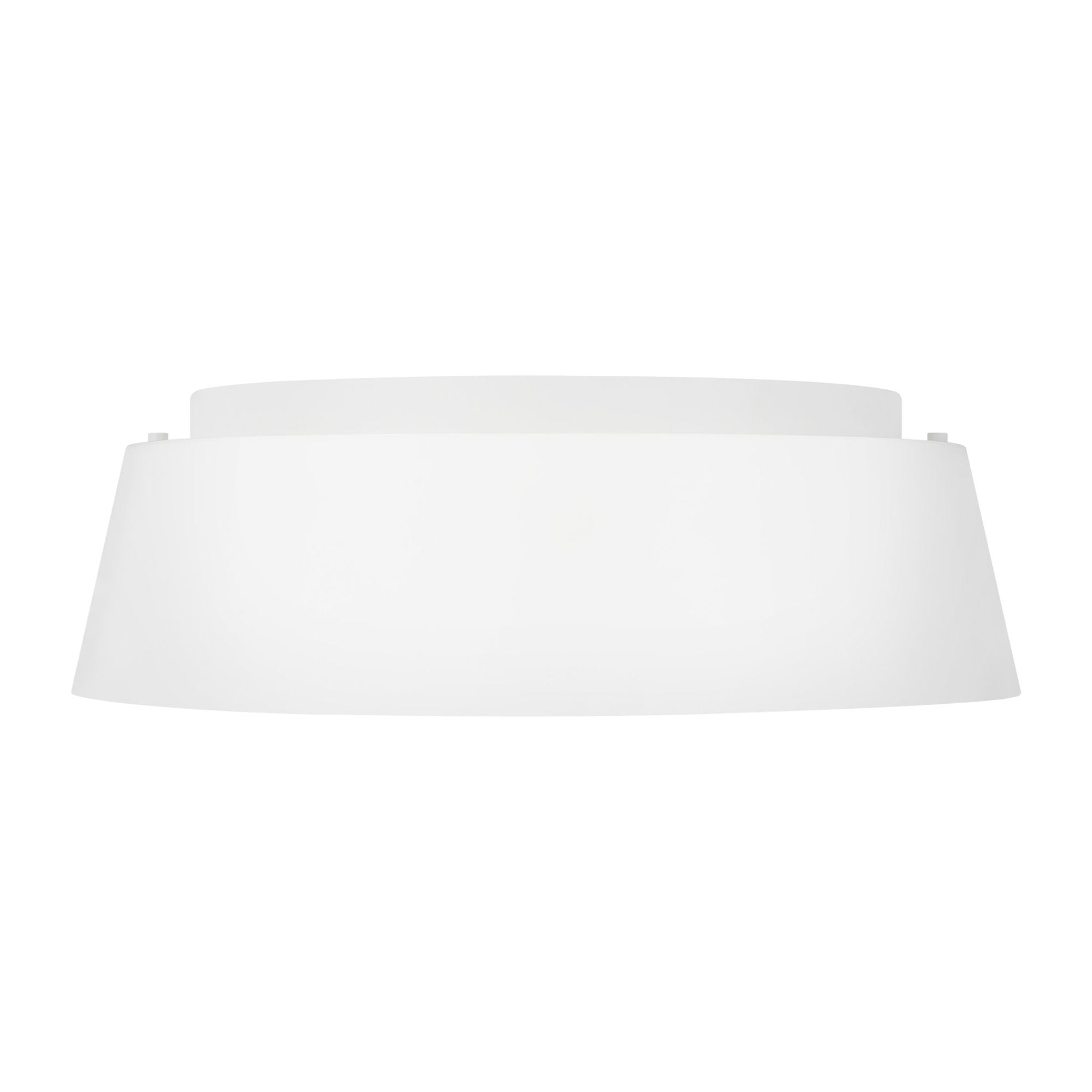Ellen DeGeneres Asher Medium Flush Mount in Matte White