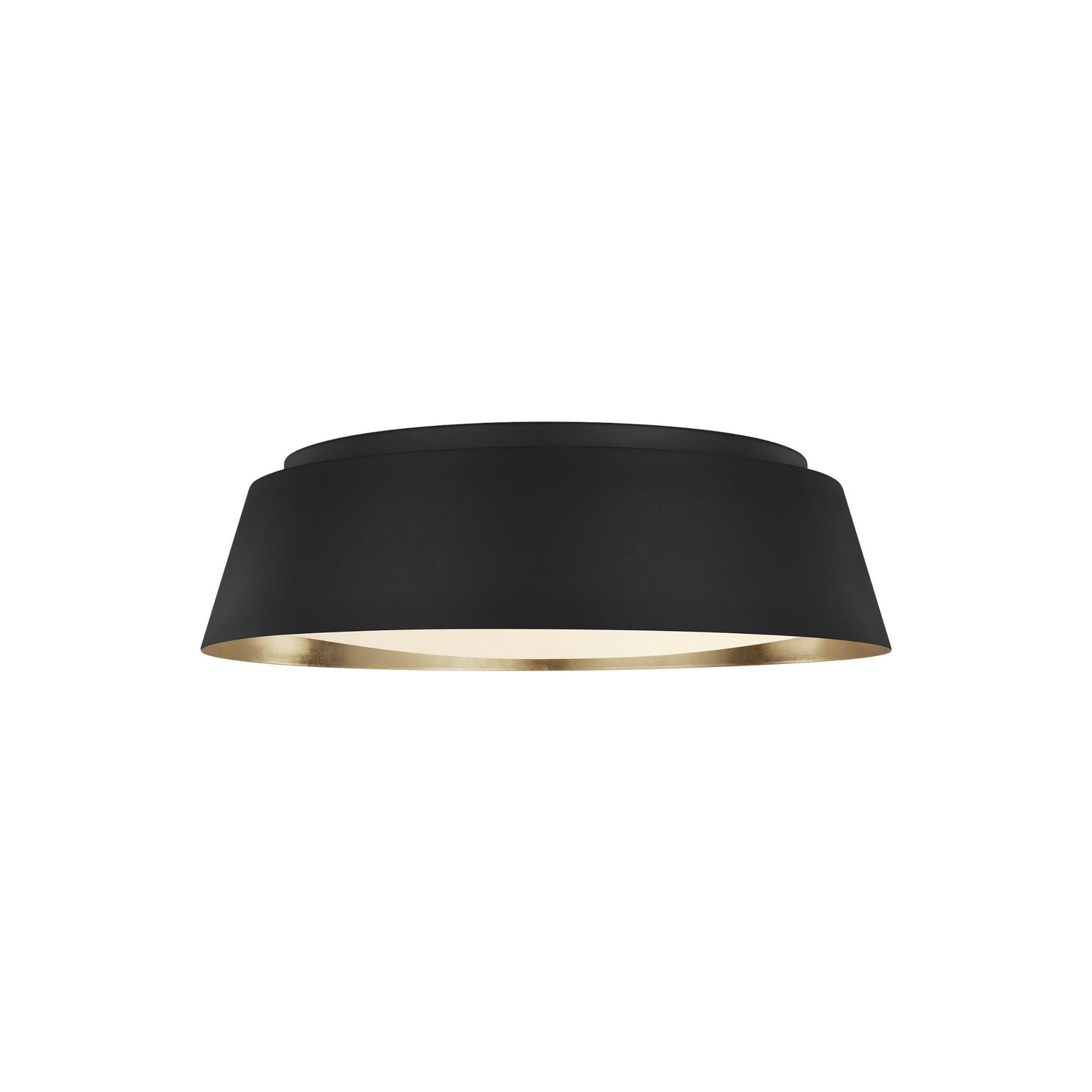 Ellen DeGeneres Asher Large Flush Mount in Midnight Black
