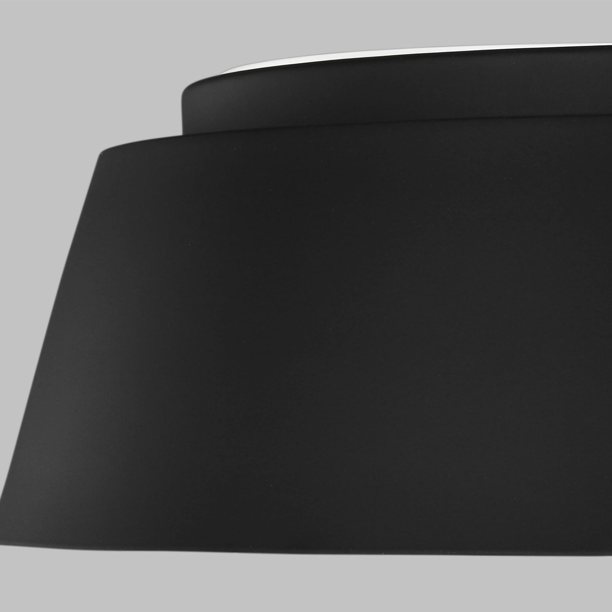 Ellen DeGeneres Asher Large Flush Mount in Midnight Black