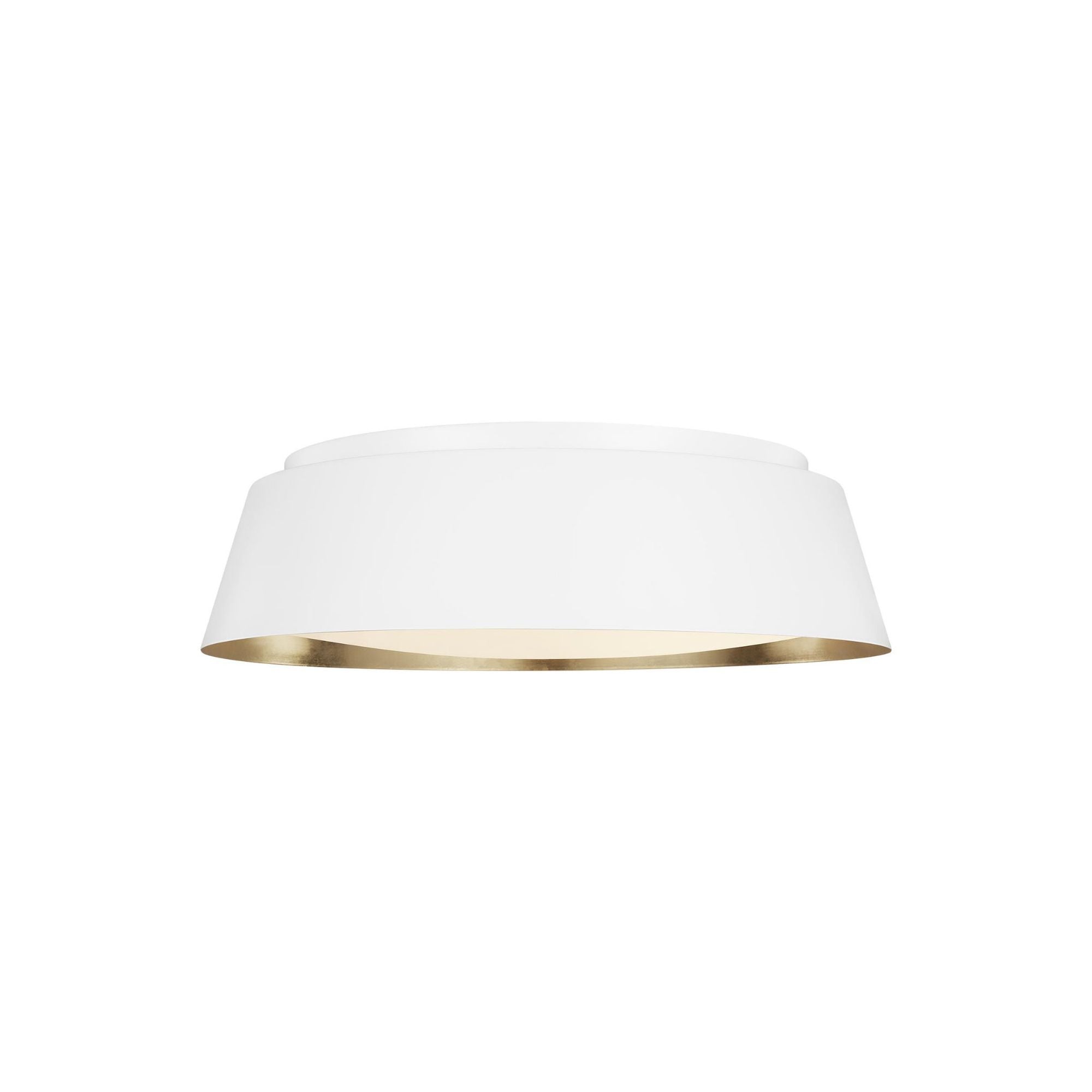 Ellen DeGeneres Asher Large Flush Mount in Matte White