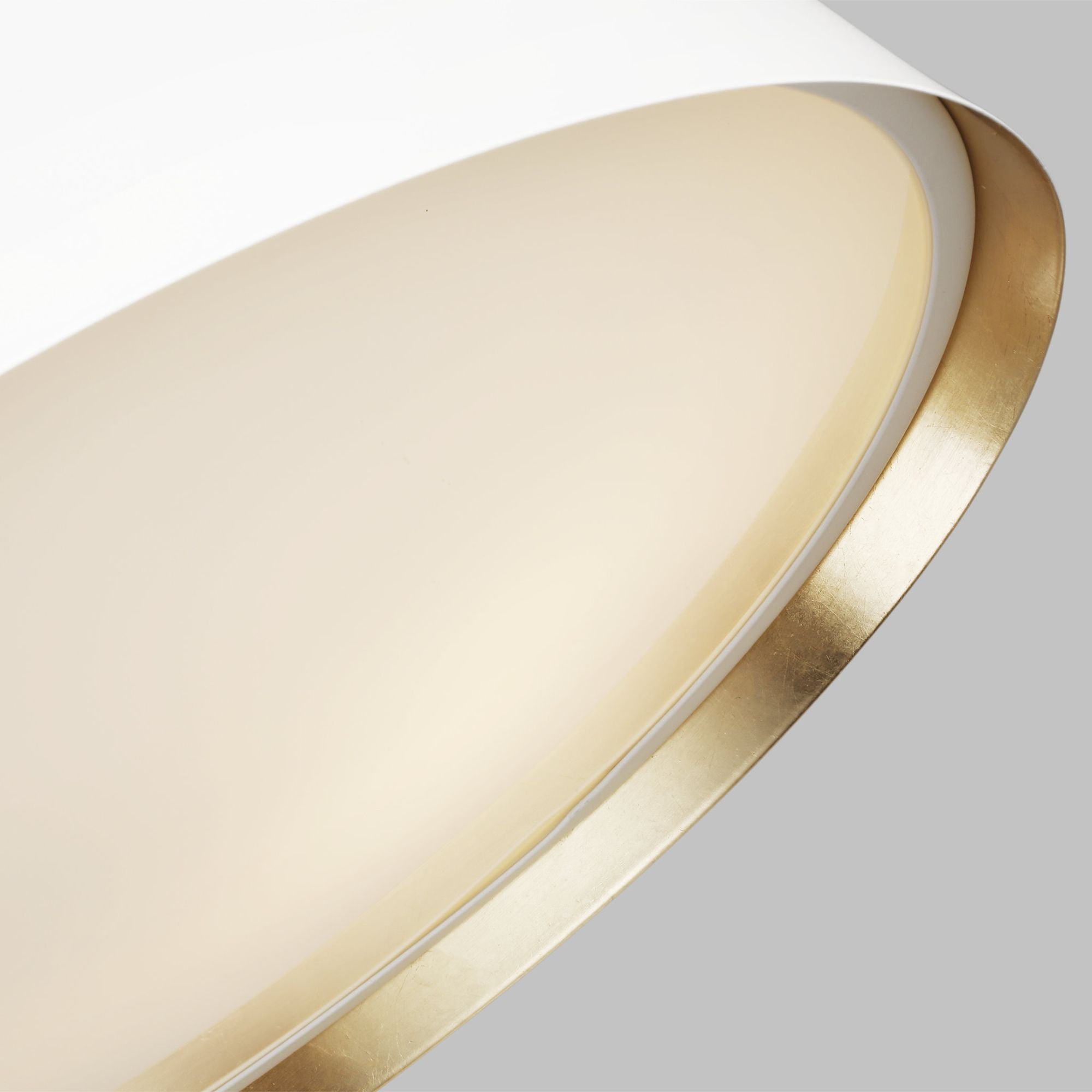 Ellen DeGeneres Asher Large Flush Mount in Matte White