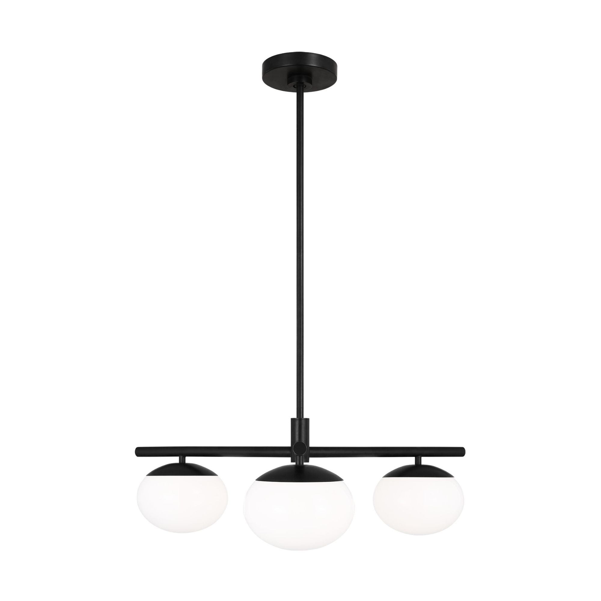 Ellen DeGeneres Lune Semi-Flush Mount in Aged Iron