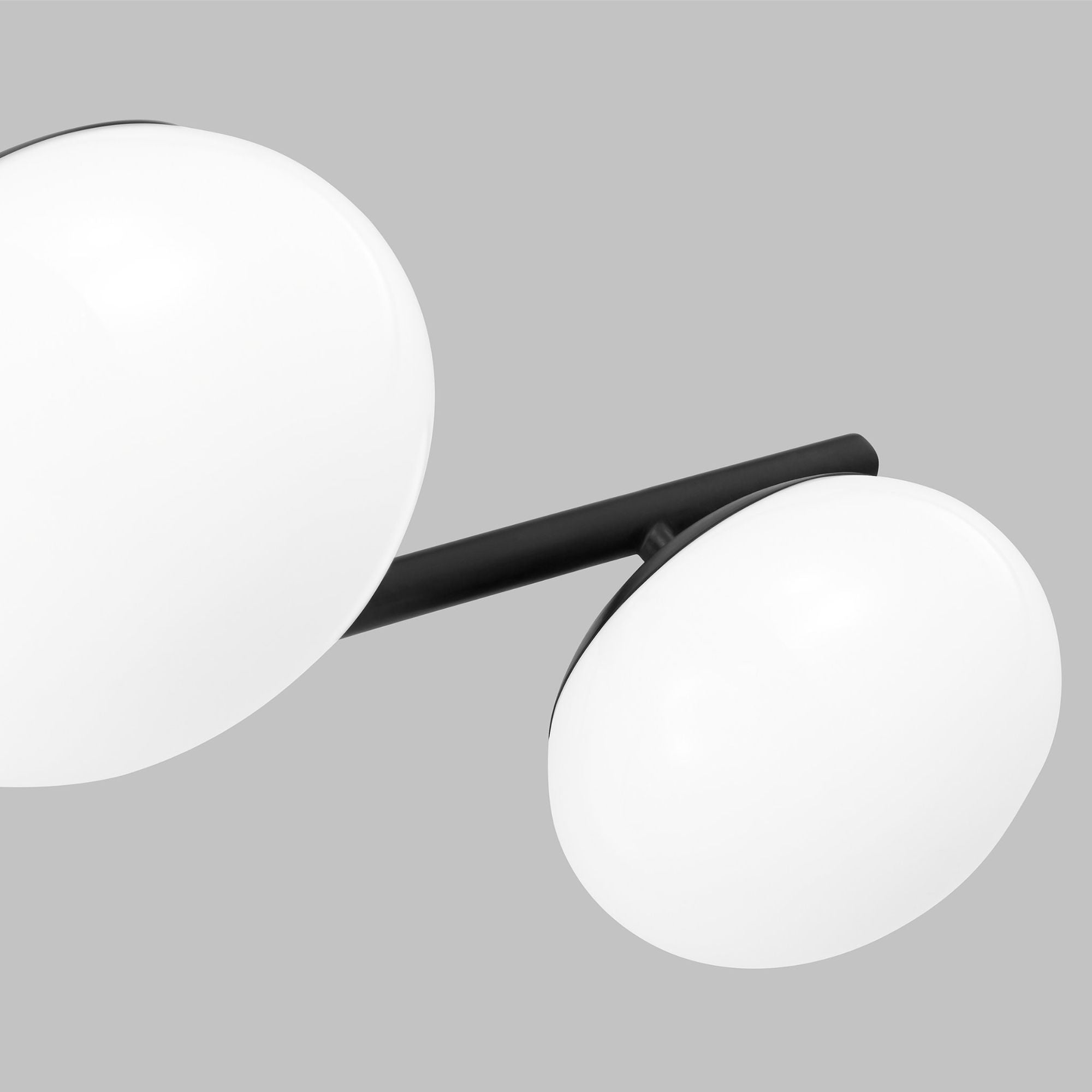 Ellen DeGeneres Lune Semi-Flush Mount in Aged Iron