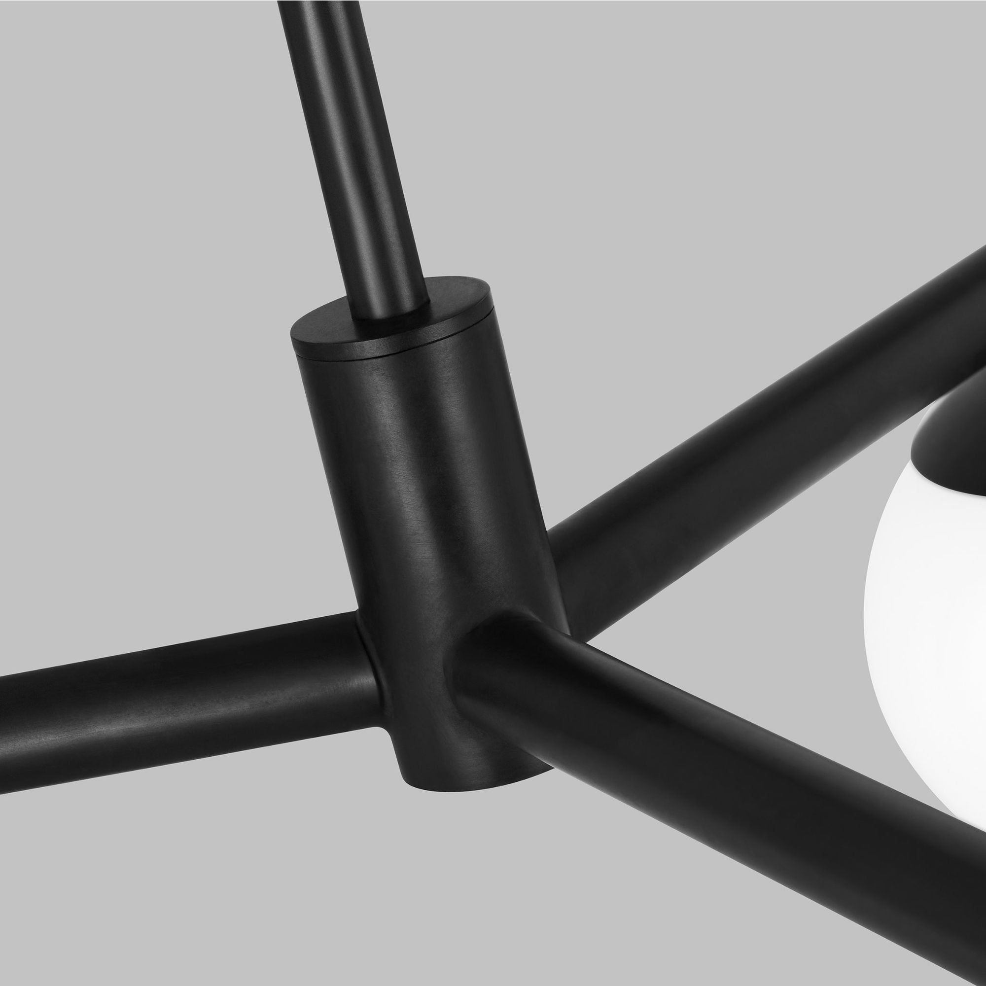 Ellen DeGeneres Lune Semi-Flush Mount in Aged Iron