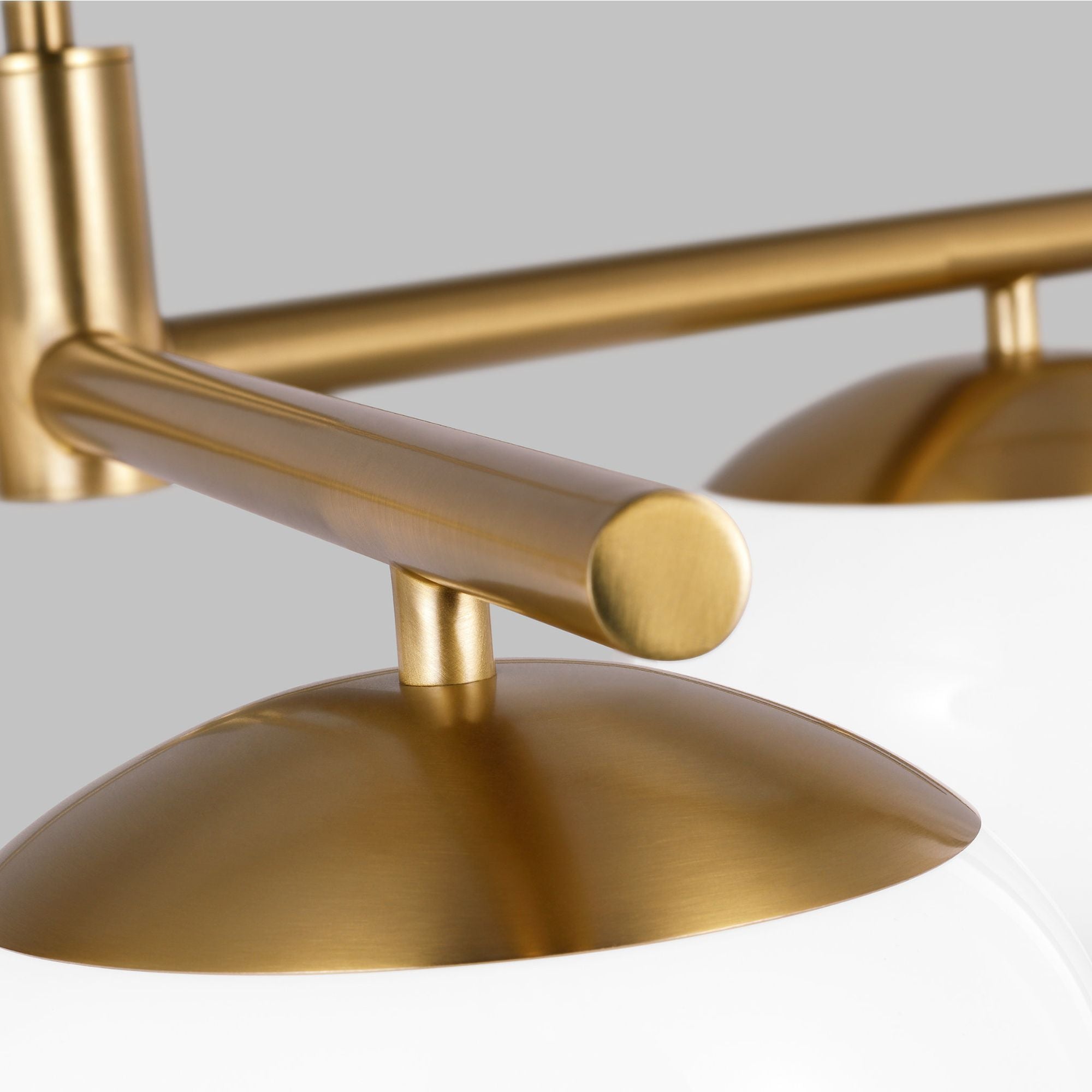 Ellen DeGeneres Lune Semi-Flush Mount in Burnished Brass