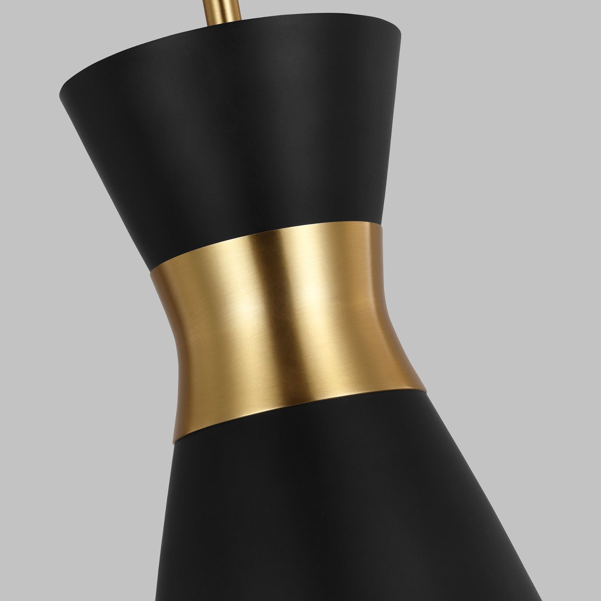 Ellen DeGeneres Heath Small Pendant in Midnight Black and Burnished Brass