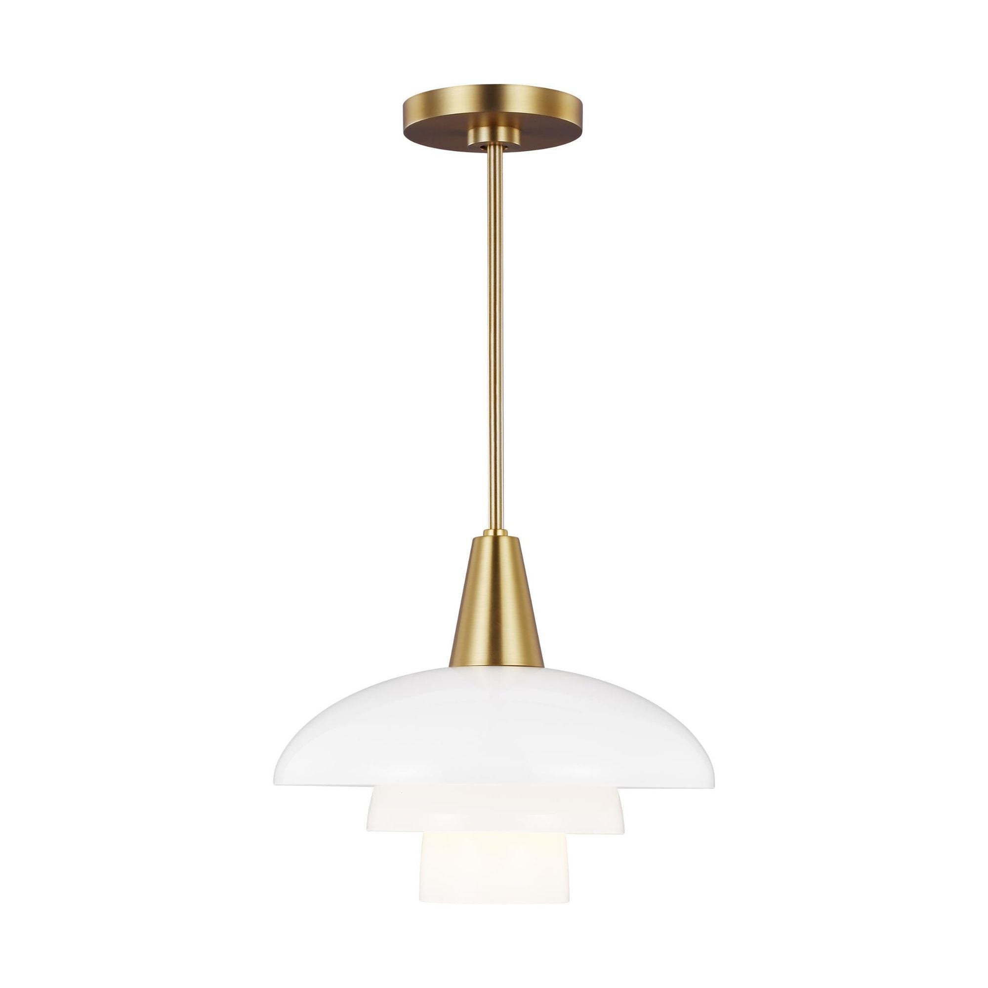 Ellen DeGeneres Rossie Pendant in Burnished Brass
