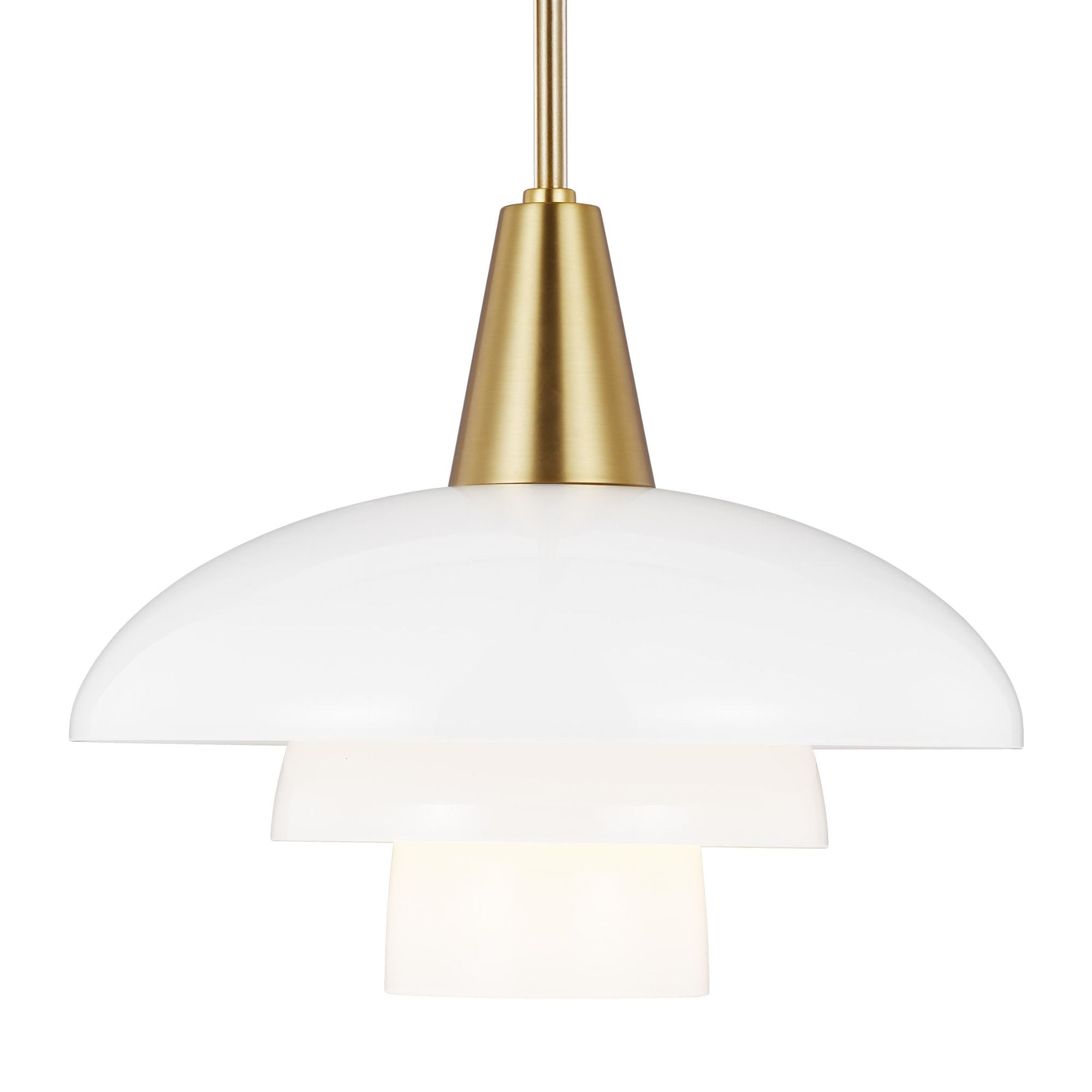 Ellen DeGeneres Rossie Pendant in Burnished Brass