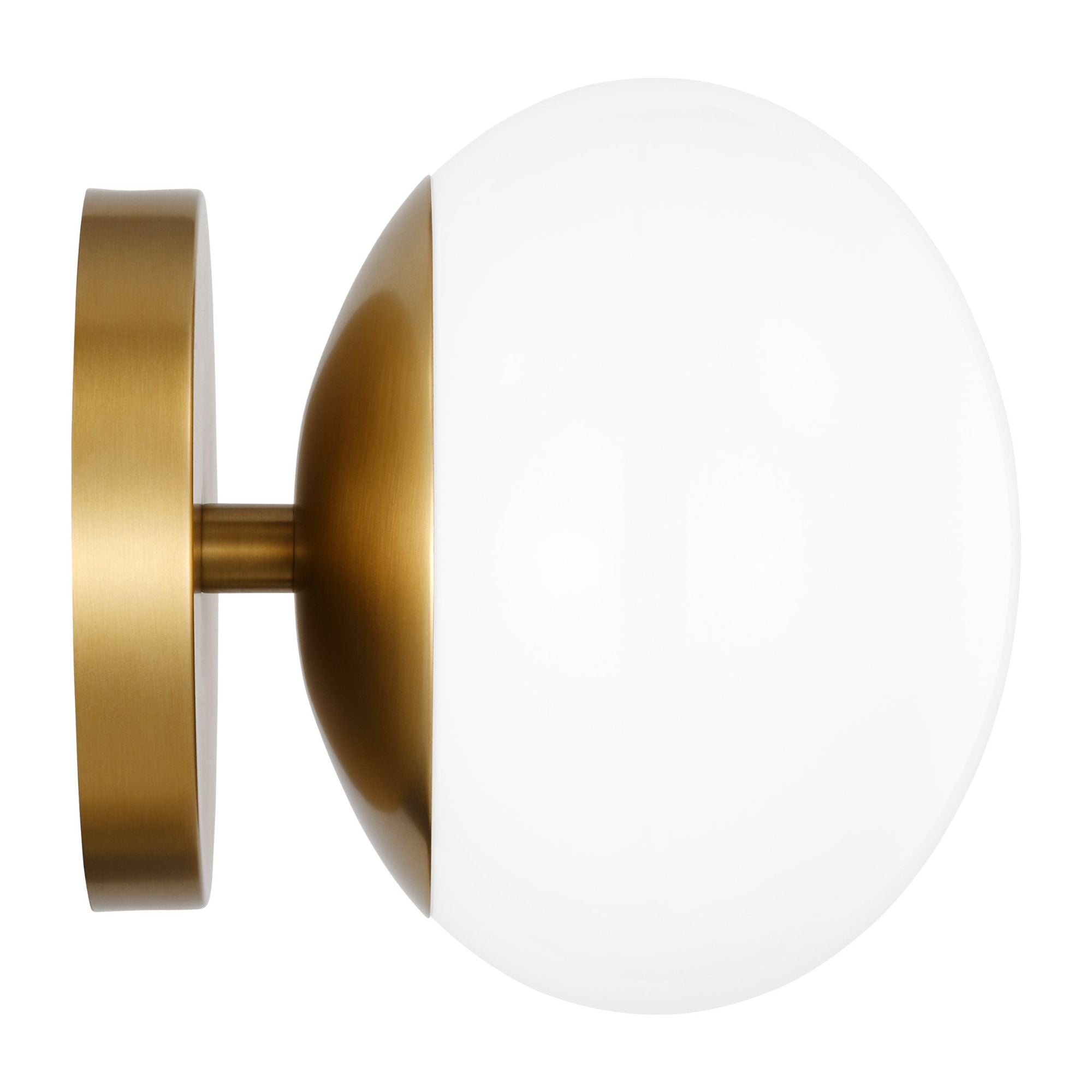 Ellen DeGeneres Lune Sconce in Burnished Brass