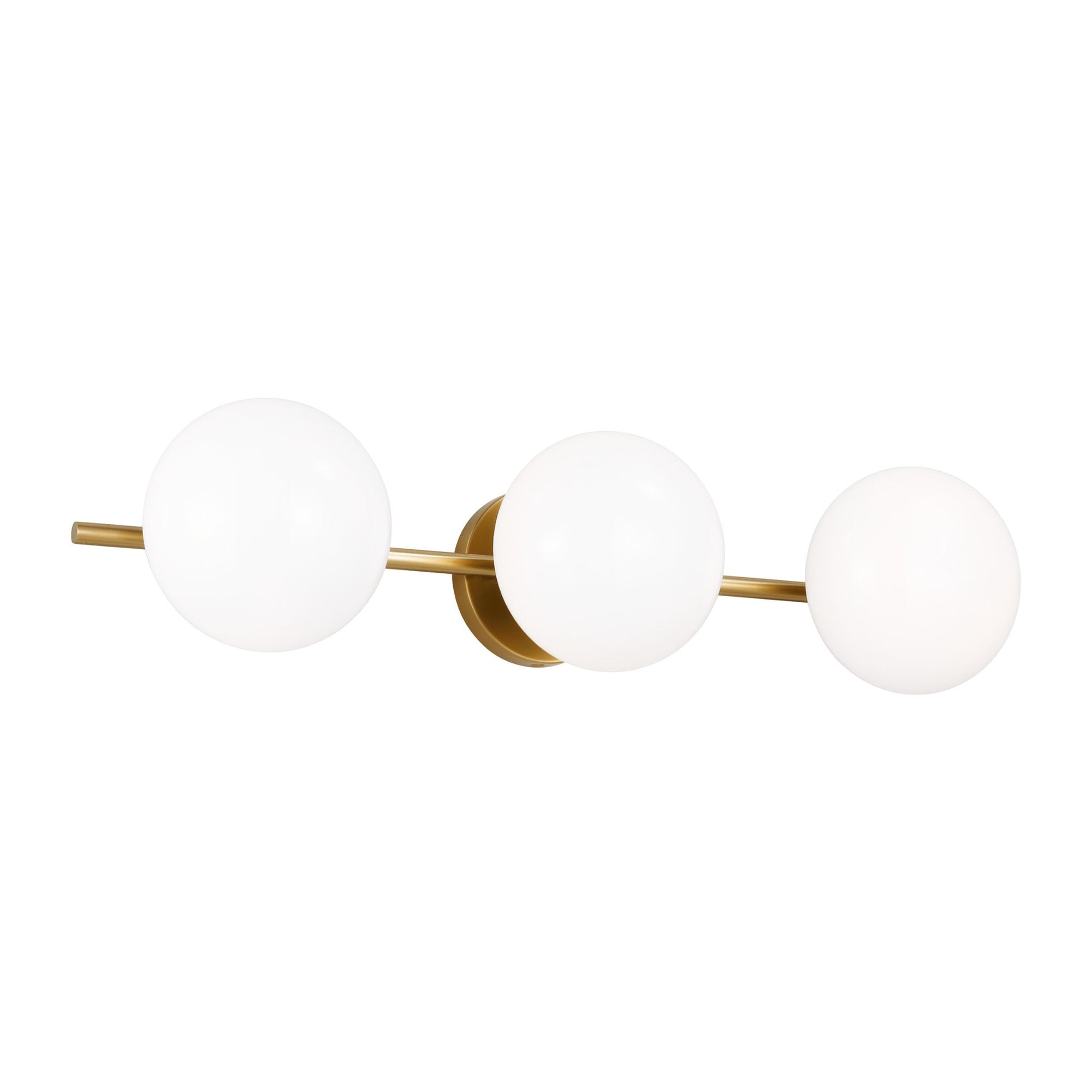 Ellen DeGeneres Lune 3 - Light Vanity in Burnished Brass