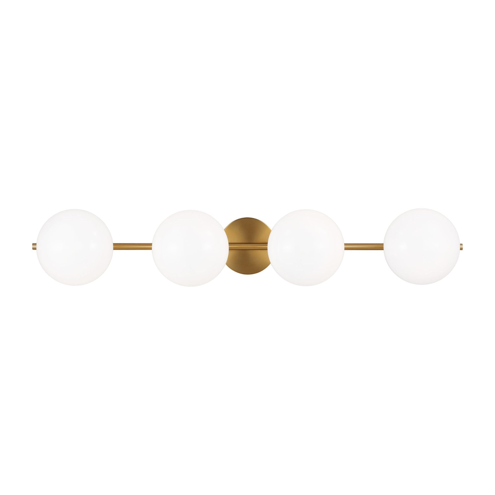 Ellen DeGeneres Lune 4 - Light Vanity in Burnished Brass