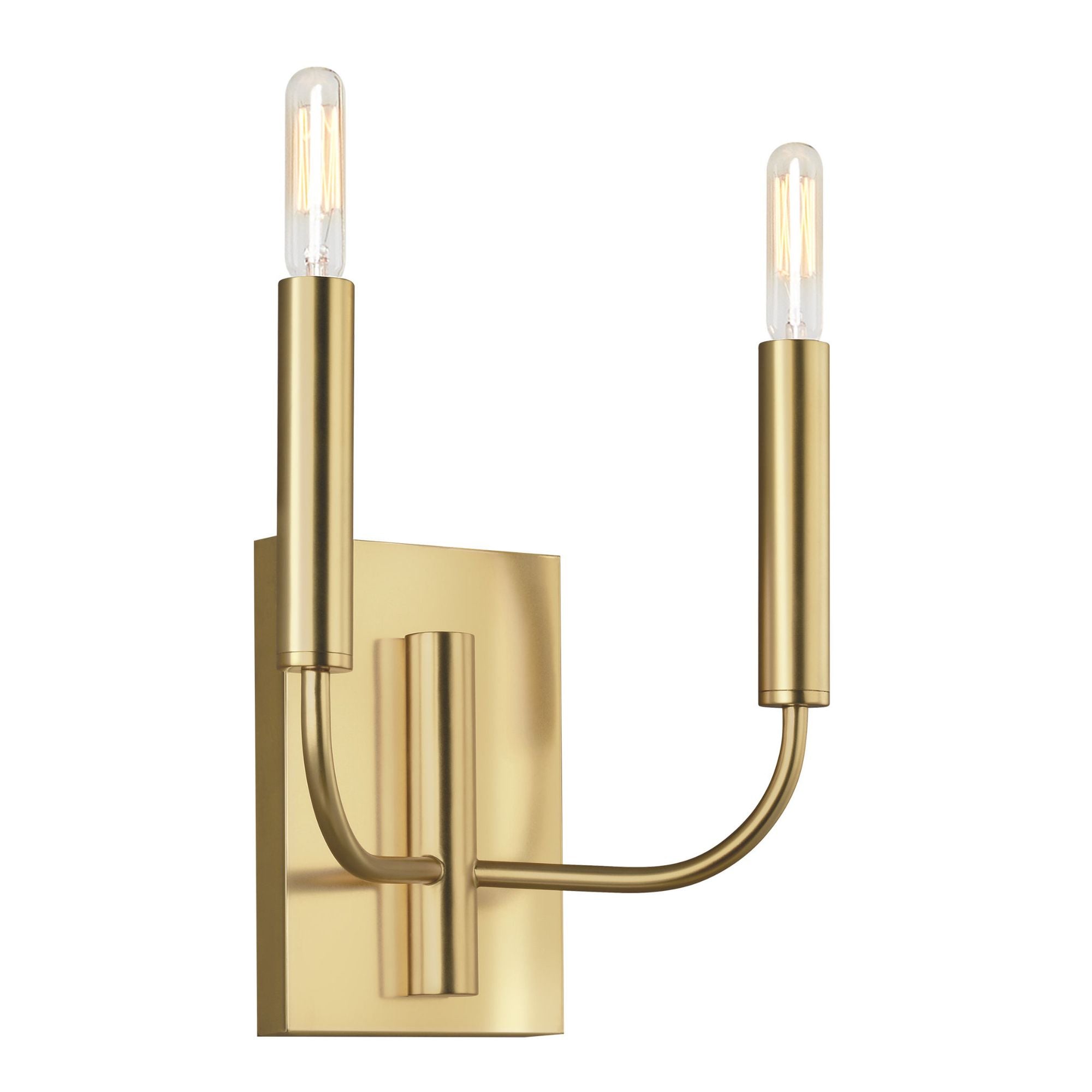 Ellen DeGeneres Brianna Double Sconce in Burnished Brass