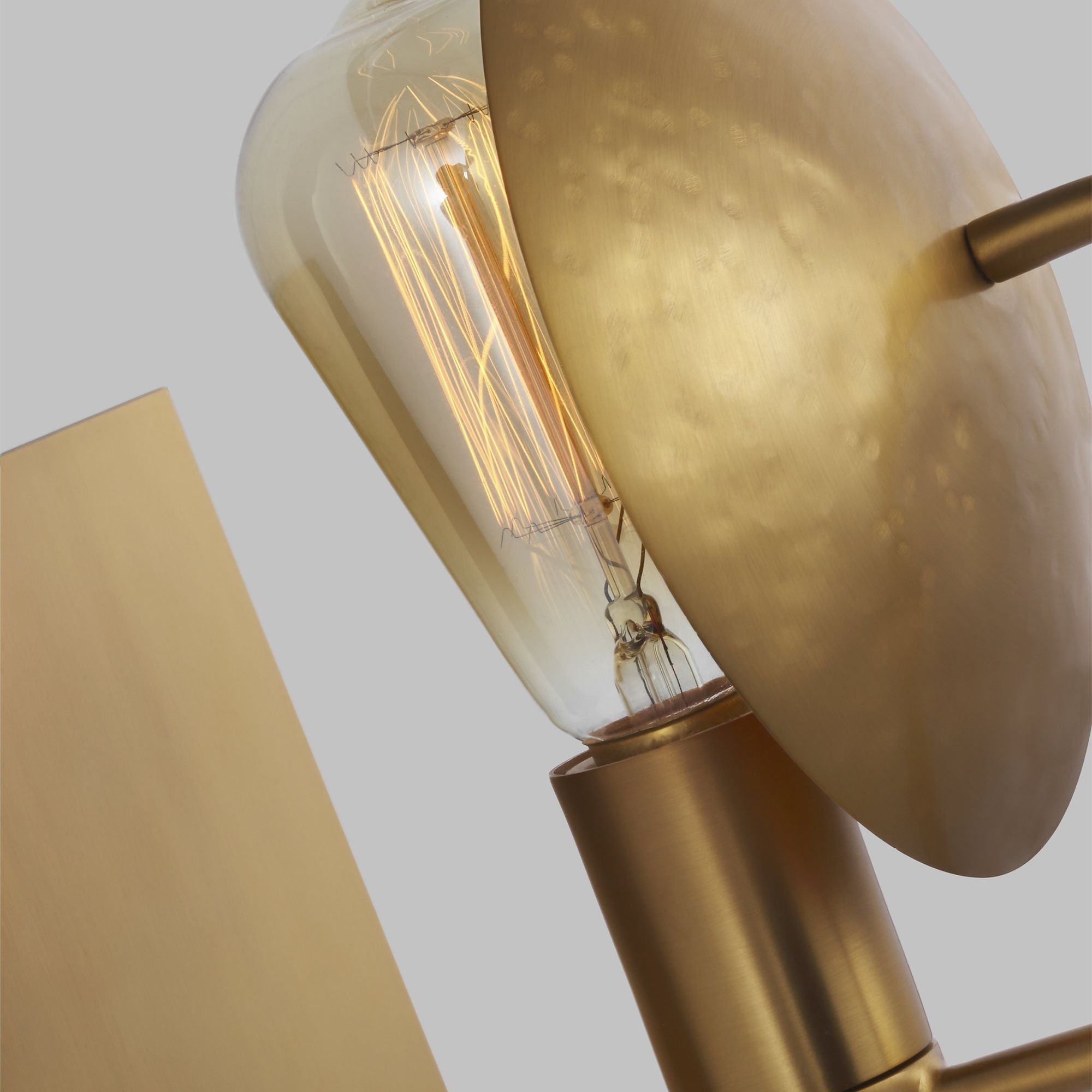 Ellen DeGeneres Whare Sconce in Burnished Brass