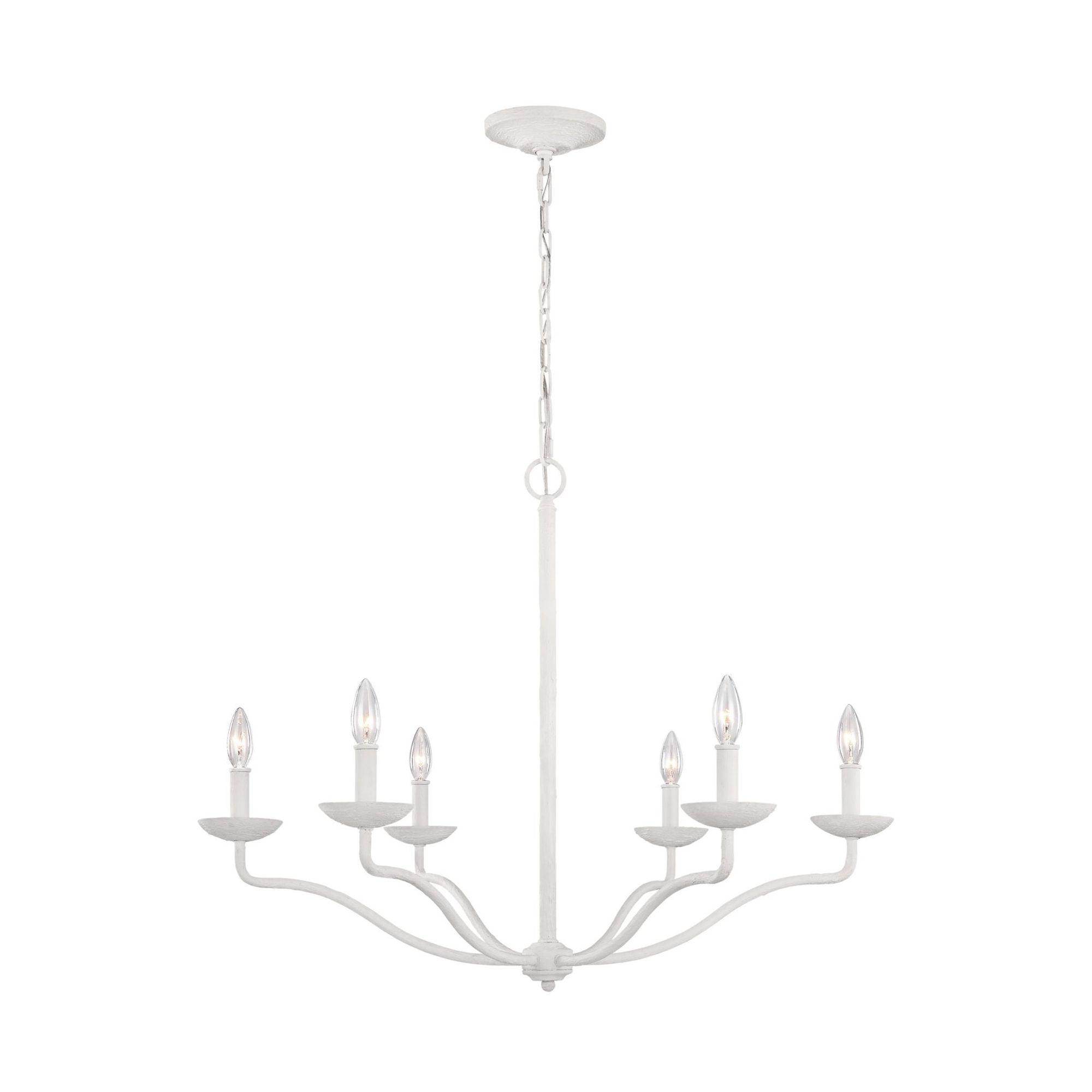 Sean Lavin Annie Medium Chandelier in Plaster White