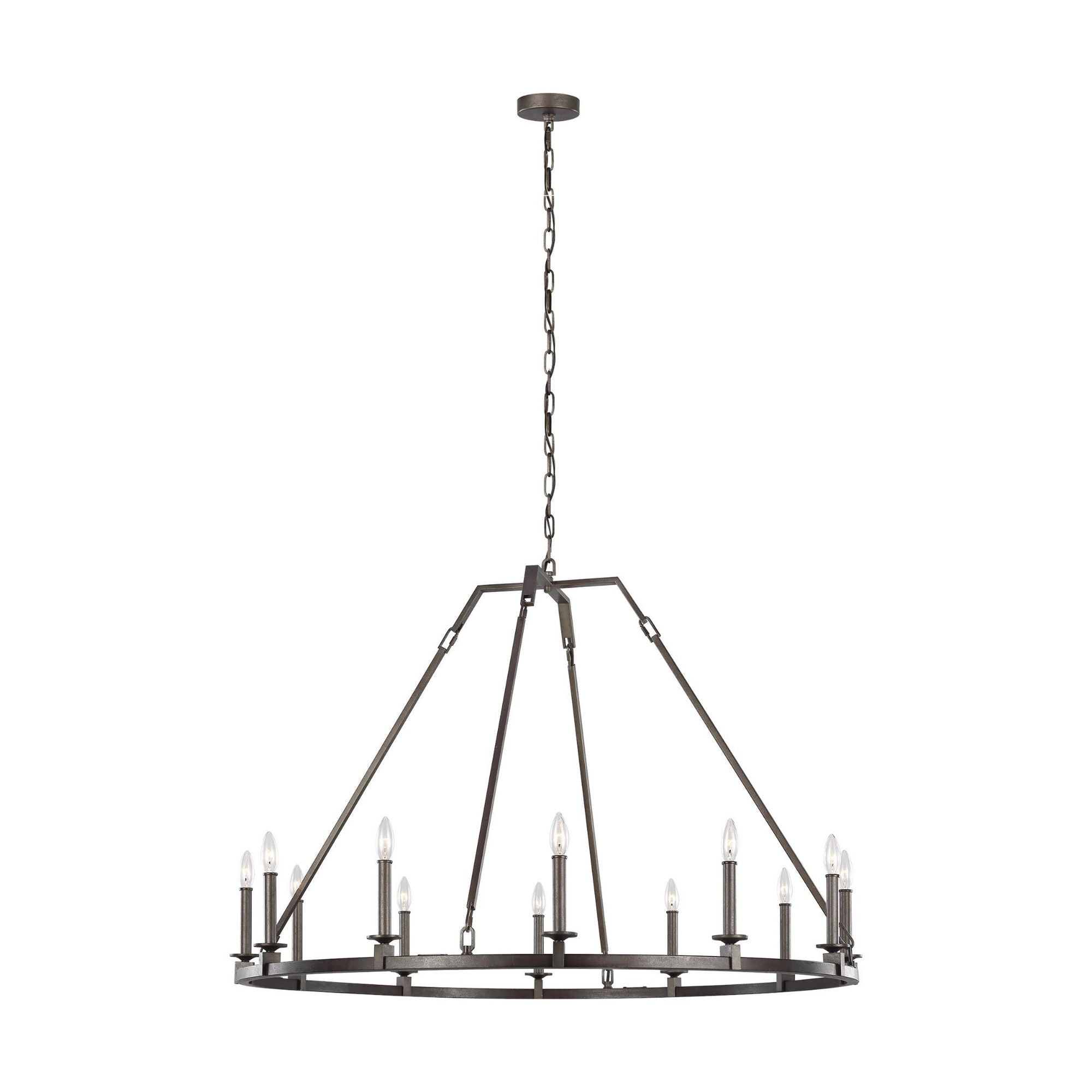 Sean Lavin Landen Large Chandelier in Smith Steel