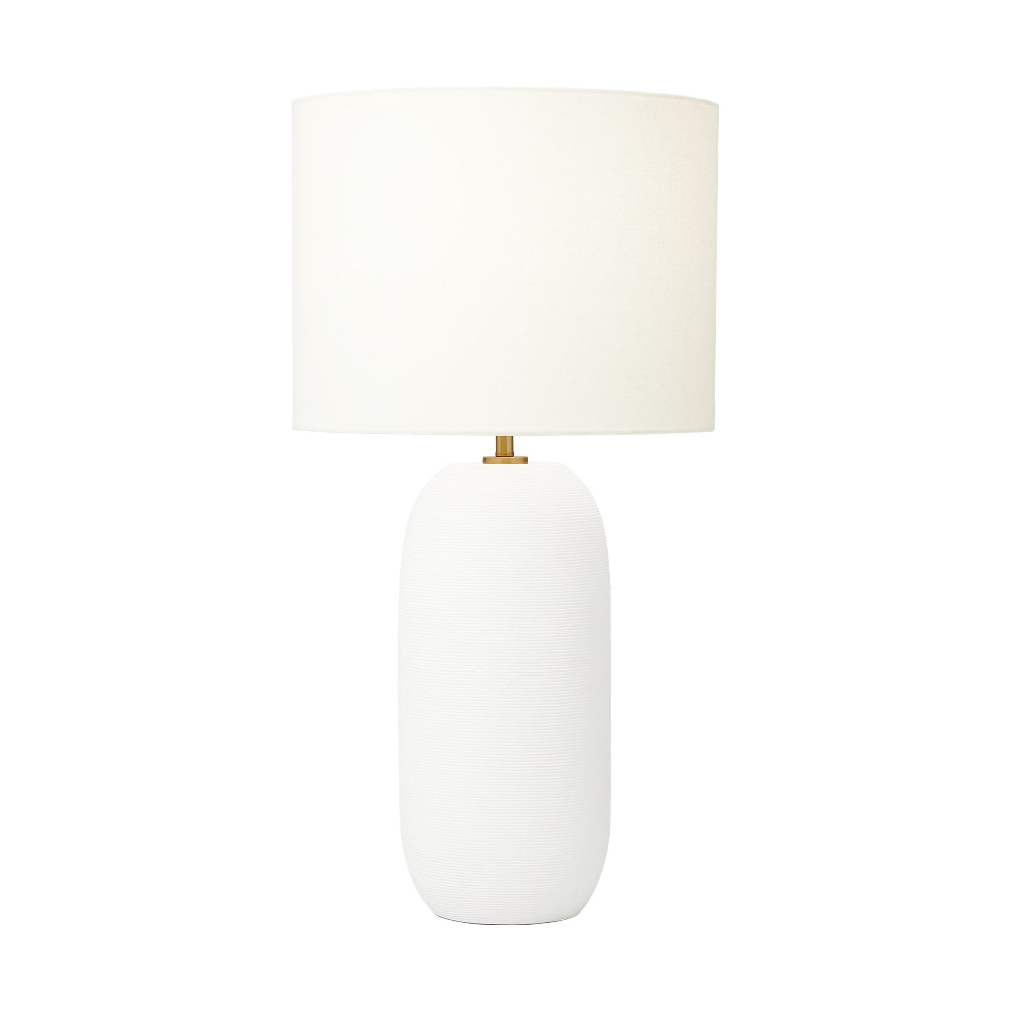 Hable Fanny Slim Table Lamp in Matte White Ceramic