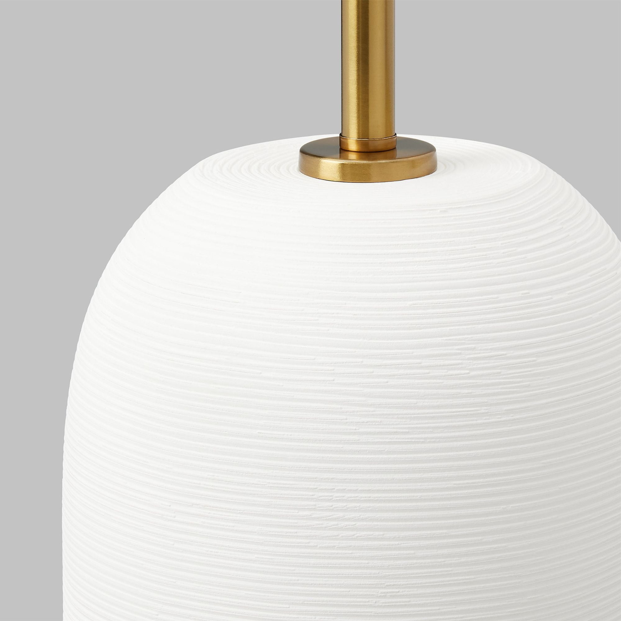 Hable Fanny Slim Table Lamp in Matte White Ceramic