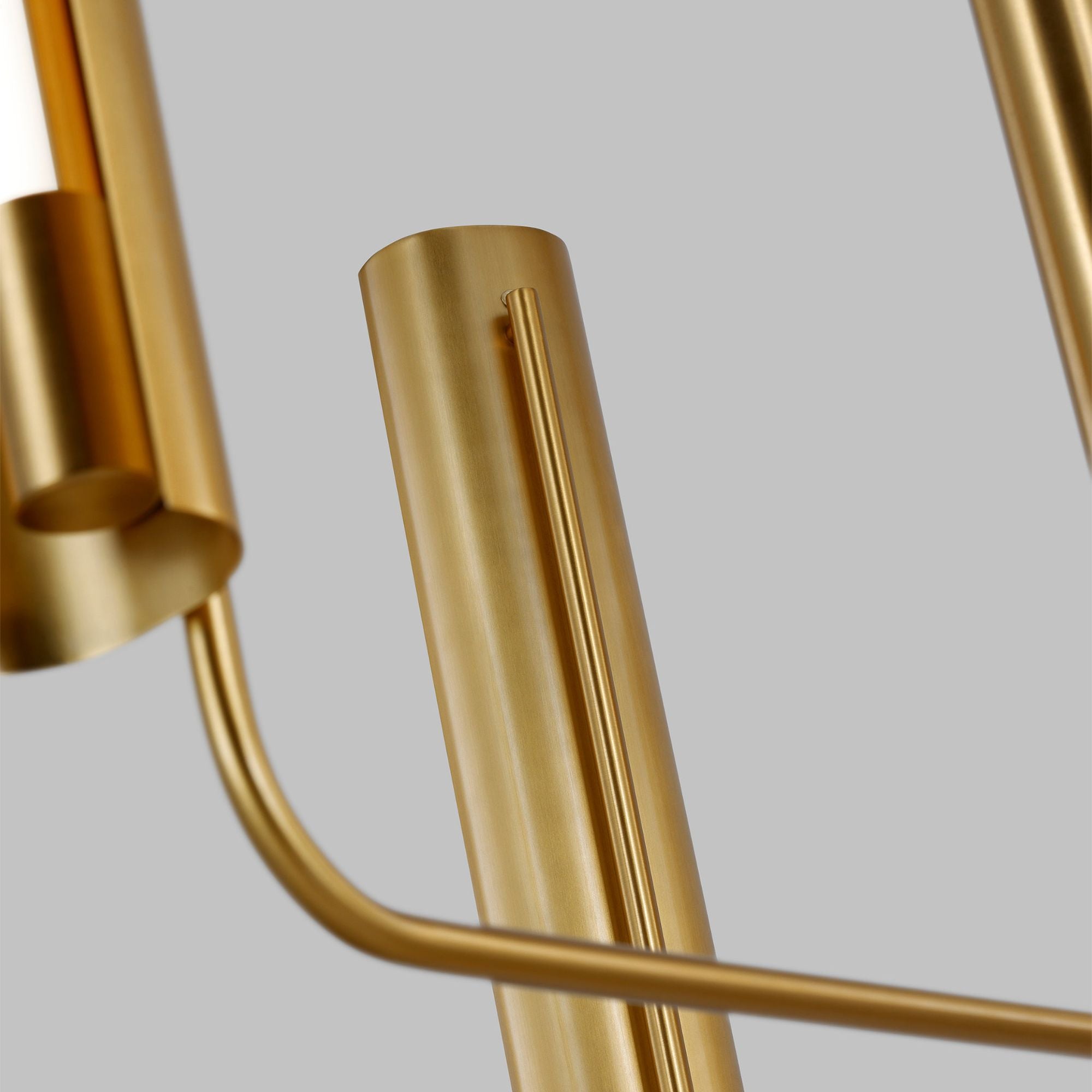 Kelly Wearstler Carson Six Light Chandelier in Burnished Brass