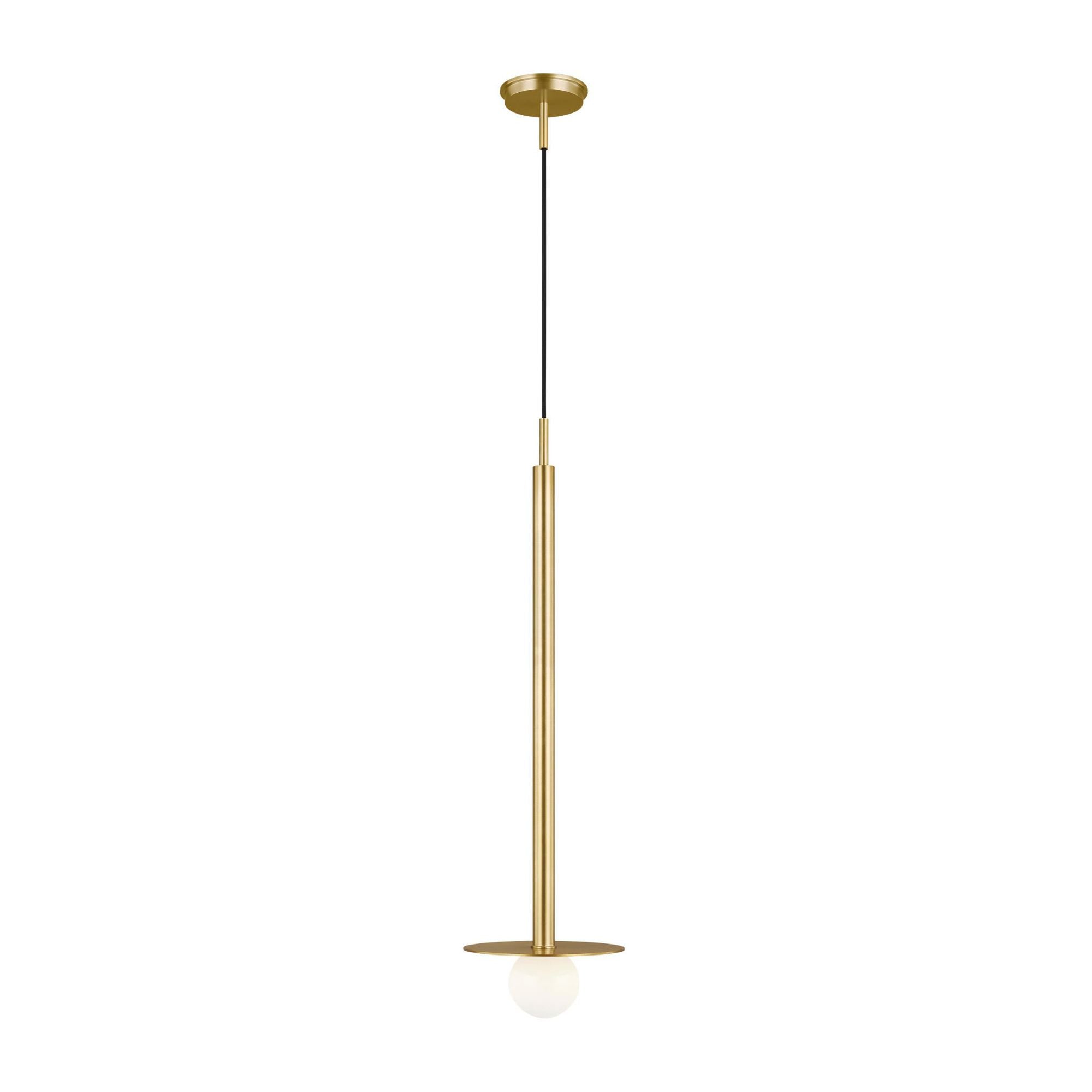 Kelly Wearstler Nodes Tall Pendant in Burnished Brass
