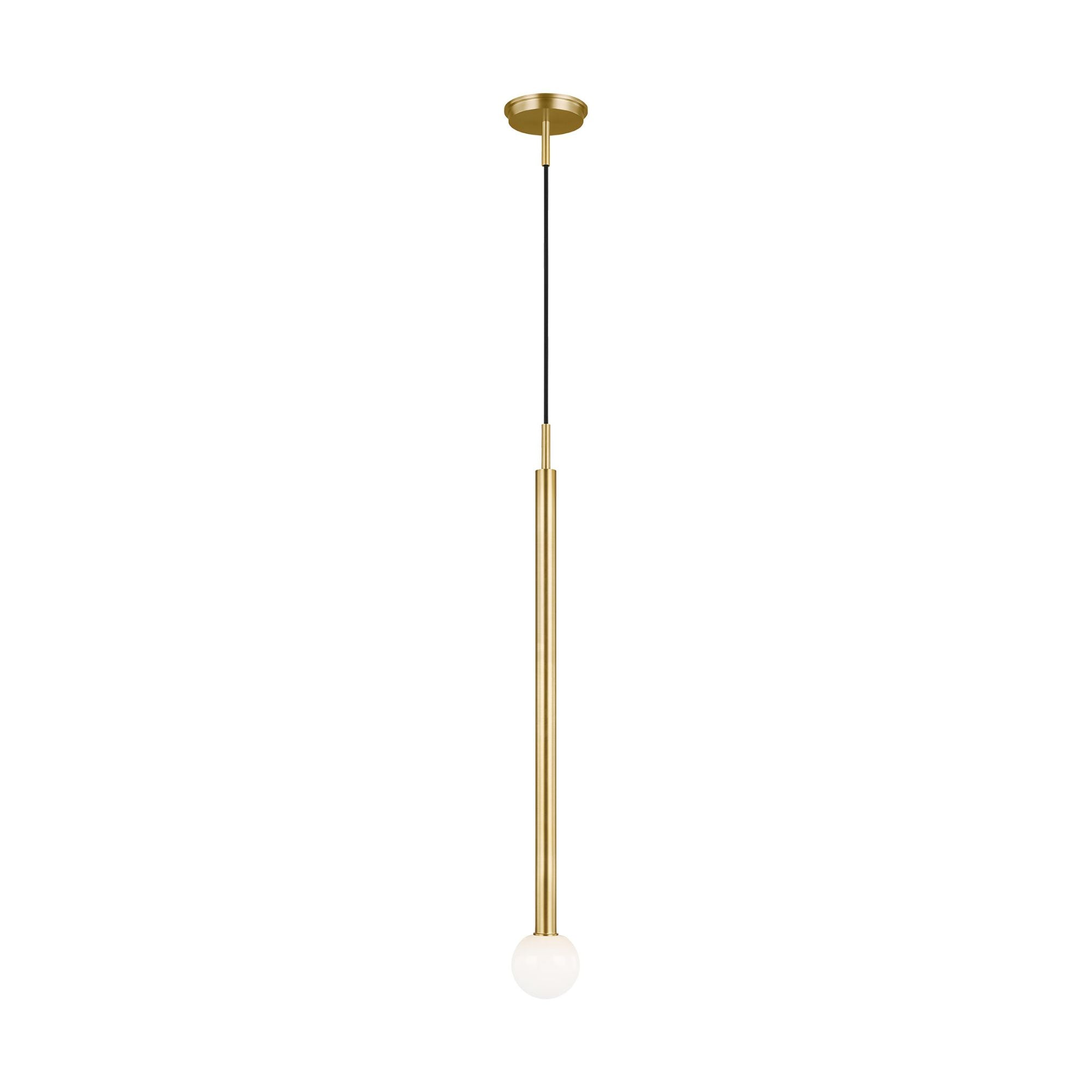 Kelly Wearstler Nodes Tall Pendant in Burnished Brass