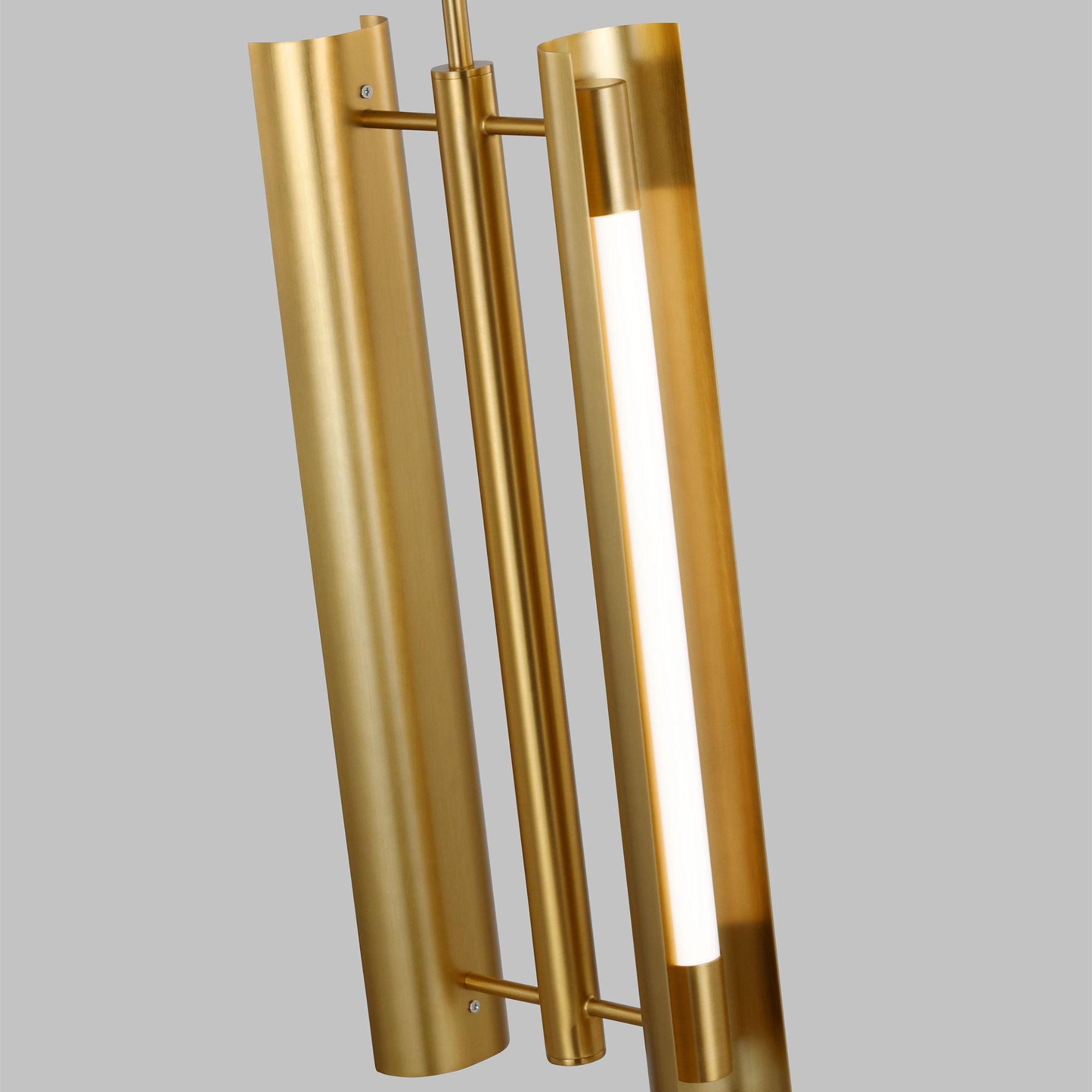 Kelly Wearstler Carson Two Light Pendant in Burnished Brass