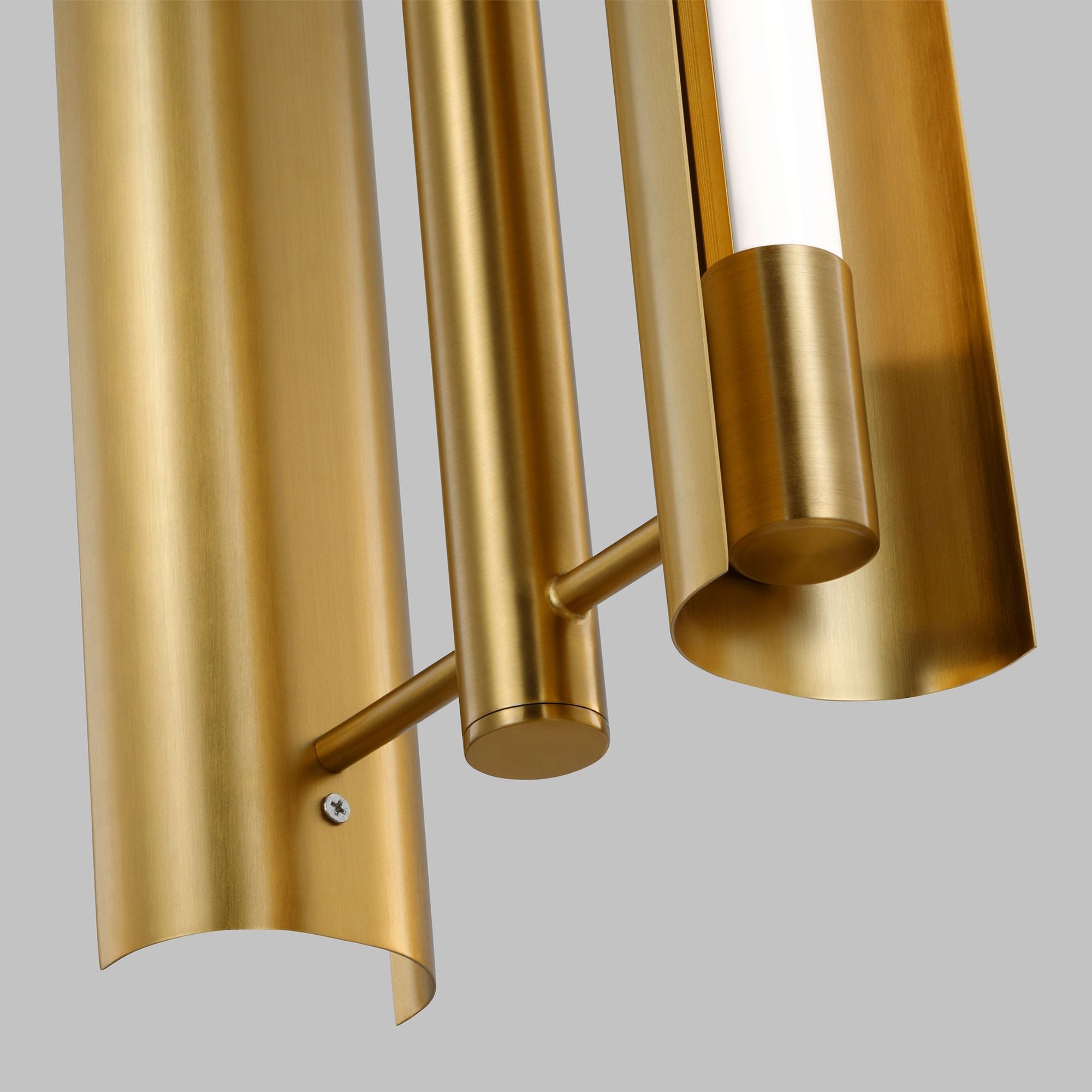 Kelly Wearstler Carson Two Light Pendant in Burnished Brass