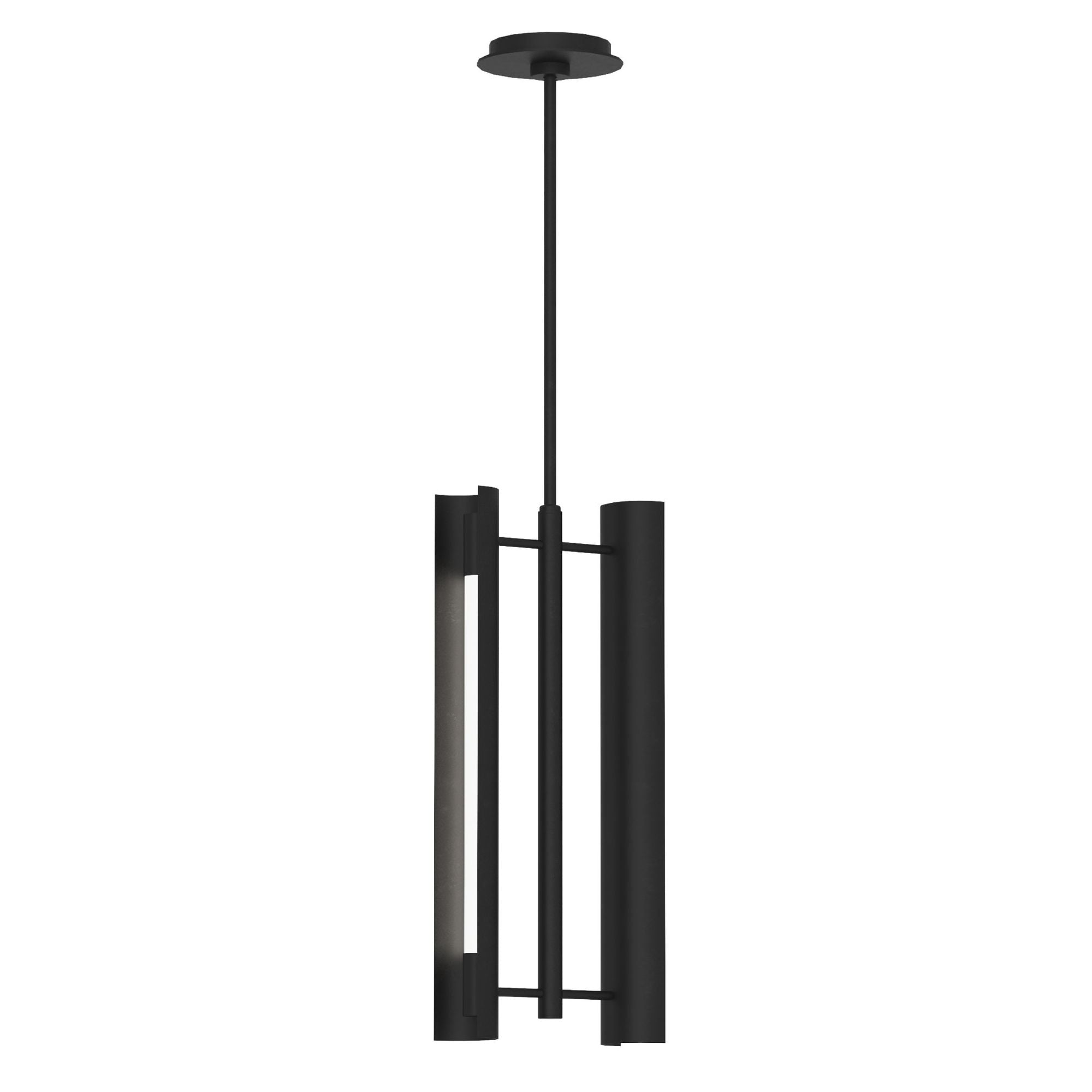 Kelly Wearstler Carson Two Light Pendant in Midnight Black