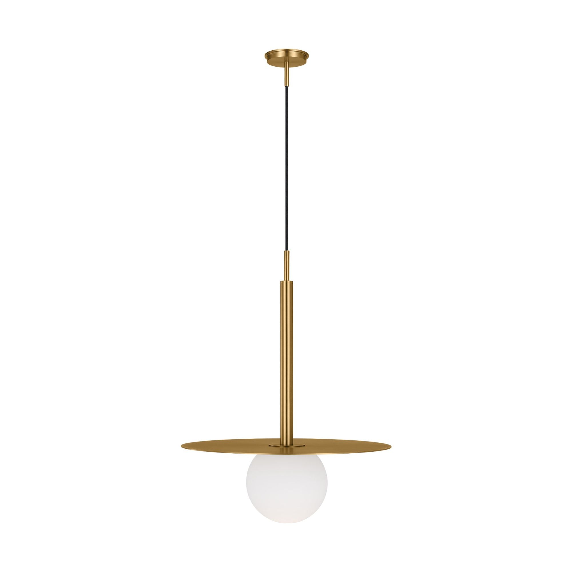 Kelly Wearstler Nodes Large Pendant in Burnished Brass