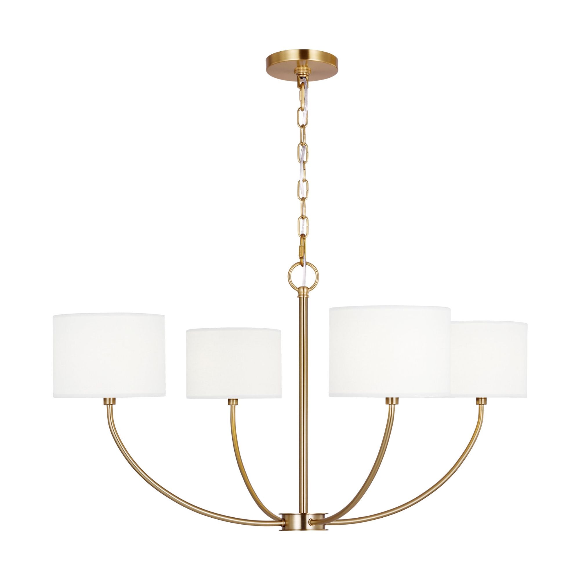 kate spade new york Sawyer Small Chandelier in Burnished Brass