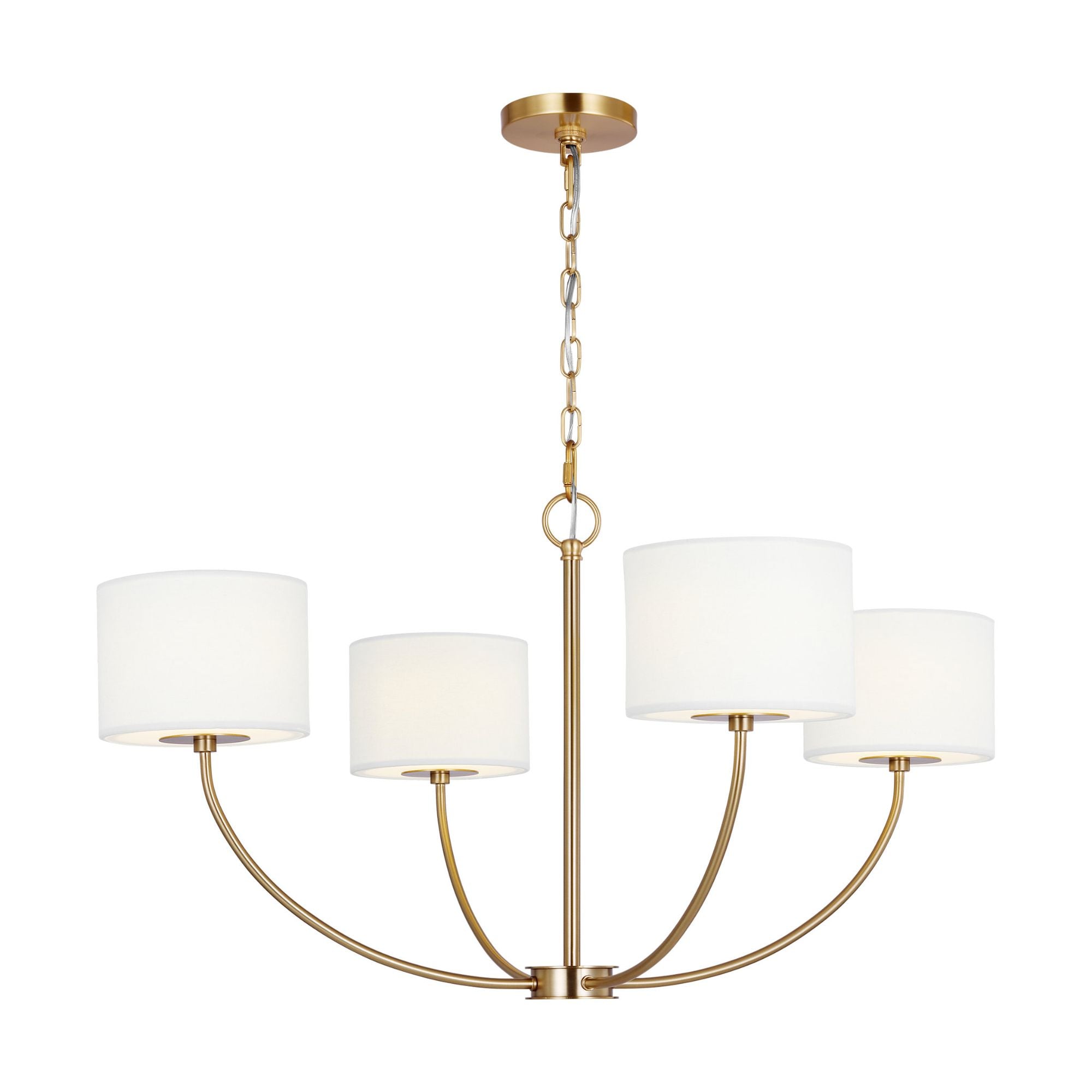 kate spade new york Sawyer Small Chandelier in Burnished Brass